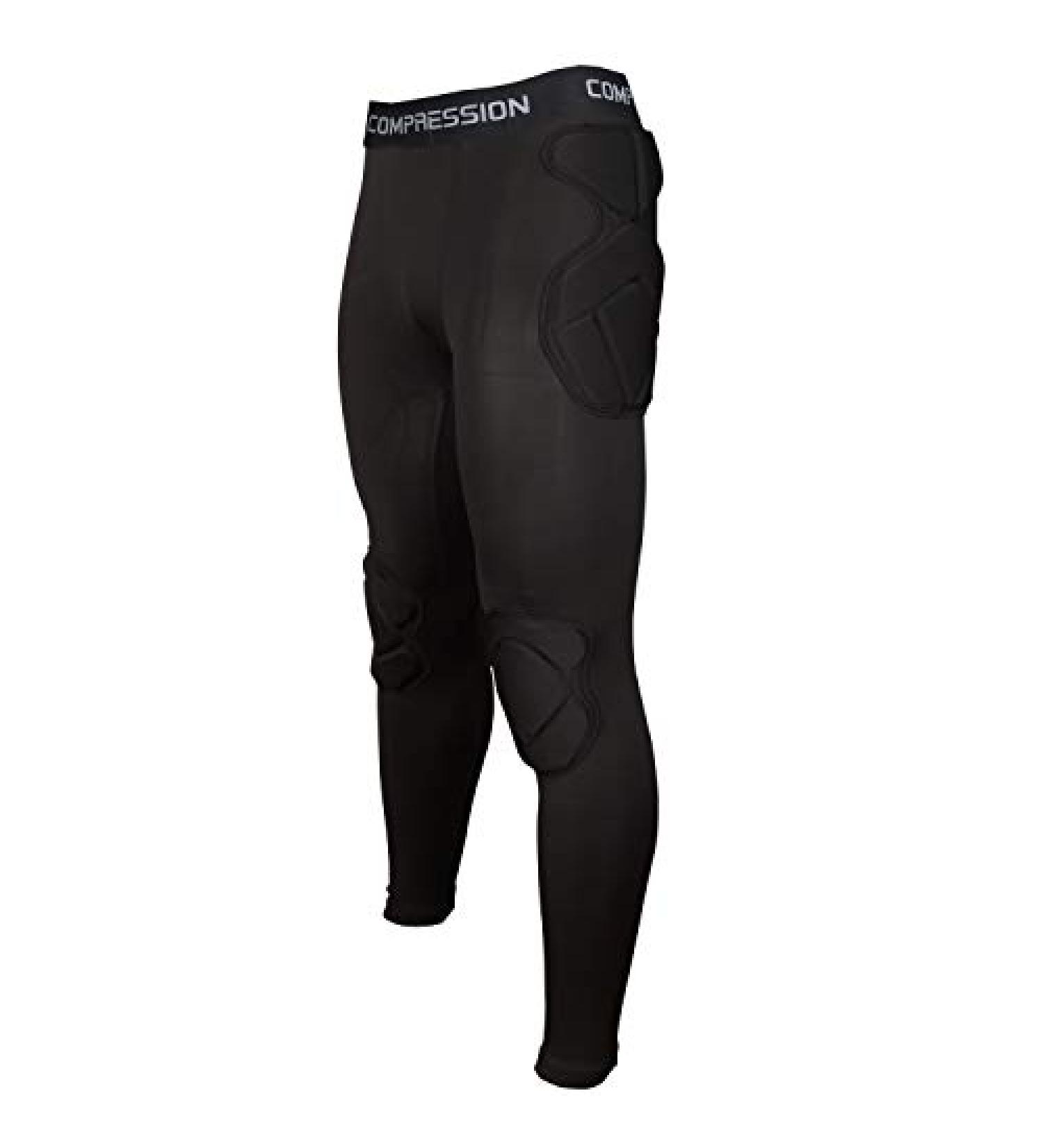 Shinestone Adult Men's Goalkeeper Armor BodyShield Padded Compression Set - Black Pants-02 X-Large - Buy Online on GoSupps.com
