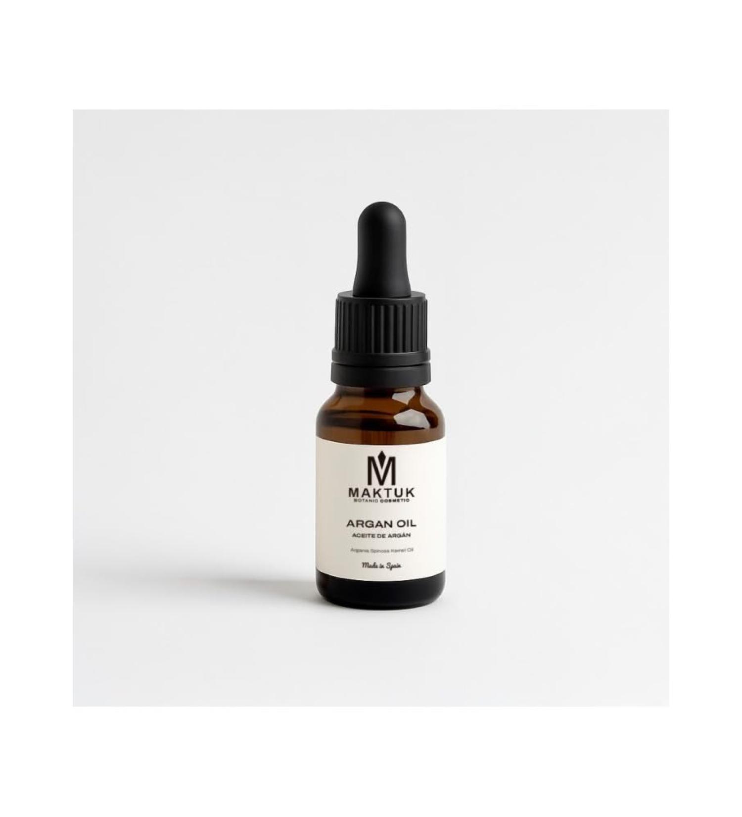 MAKTUK BOTANIC COSMETIC Argan oil 100 pure and organic argan oil for hair face body and nails moisturizing shiny and soft for skin and hair 30 ml - Buy Online on GoSupps.com