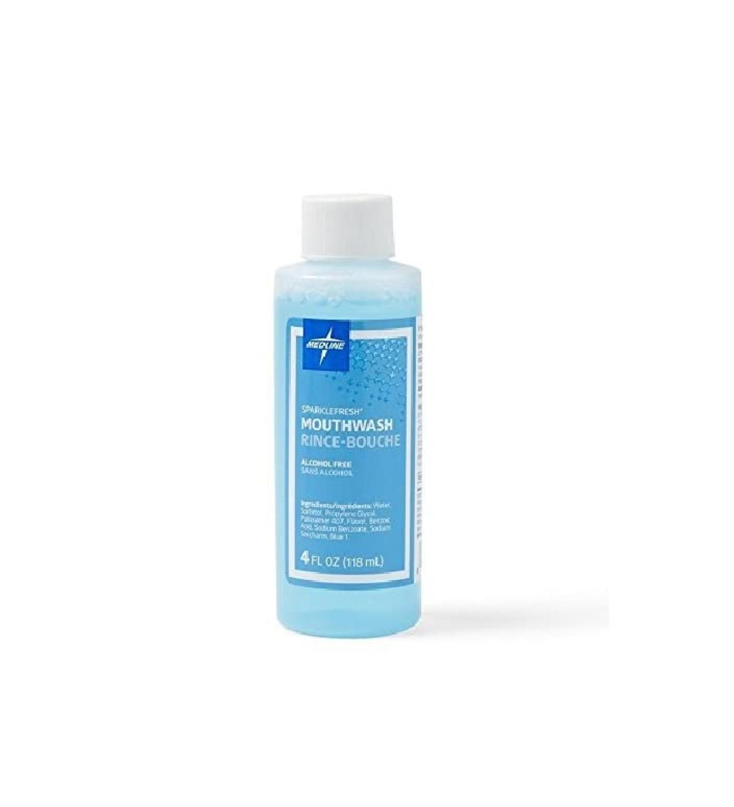 Medline Sparkle Fresh Alcohol Free Mouthwash  1 each 4 Ounce
