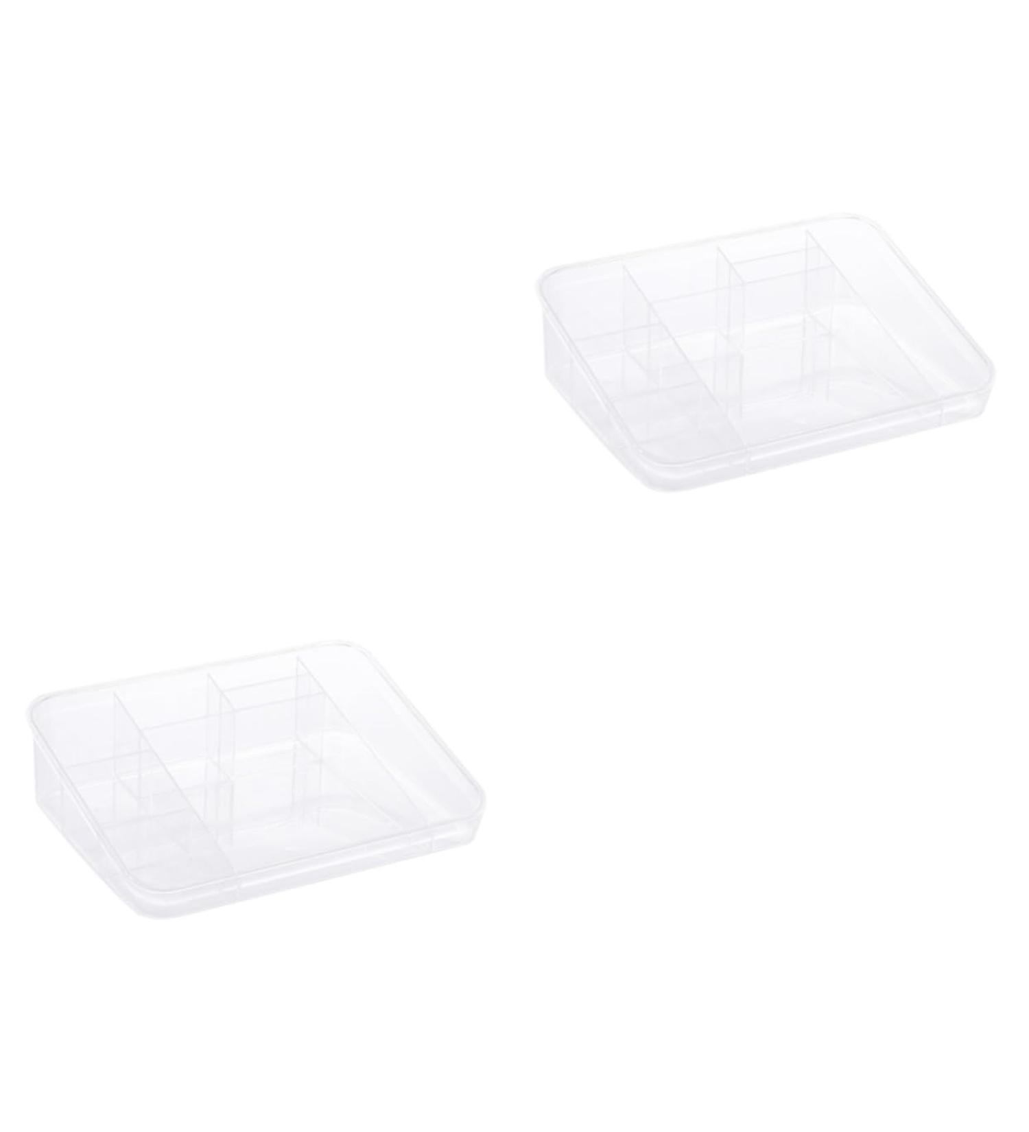 DECHOUS 2pcs Box Lipsticks Powder Eye Blusher for Display Cosmetics Shadow Acrylic Pressed Stand Desktop As Shownx2pcs mediumx2pcs - Buy Online on GoSupps.com