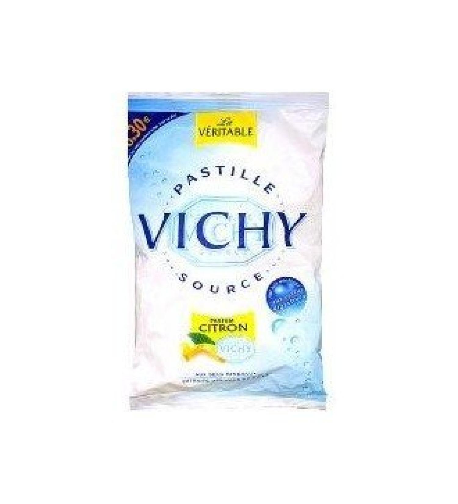 mondelez Pastille Vichy Citron Menthe sweets from France with mint and lemon 230g