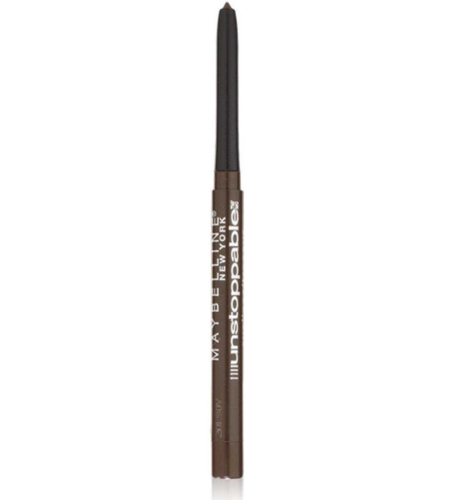Maybelline Unstoppable Unstoppable Smudge-Proof Eyeliner Waterproof Espresso 702 0.01 oz (Pack of 2)