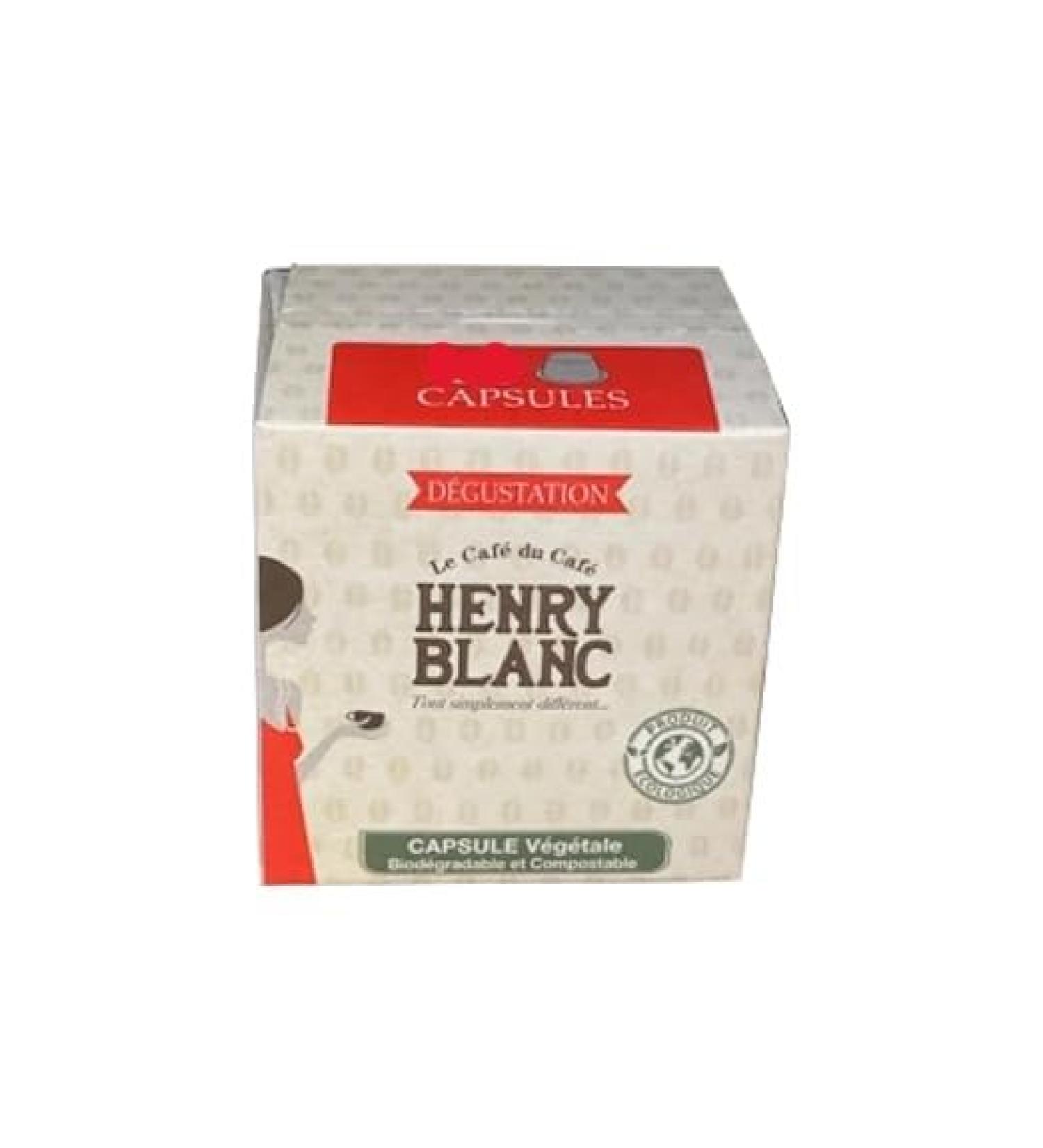 HENRY BLANC tasting coffee - 18 capsules