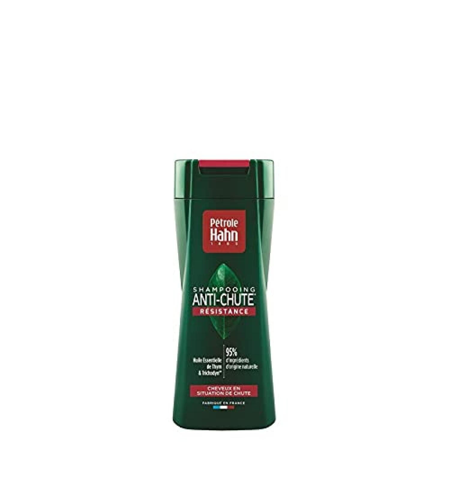 Petrol HAHN Shampoo against hair loss 250 ml revitalizing care to strengthen the hair powerful and effective formula visible results from 2 weeks Made in France 4 pieces