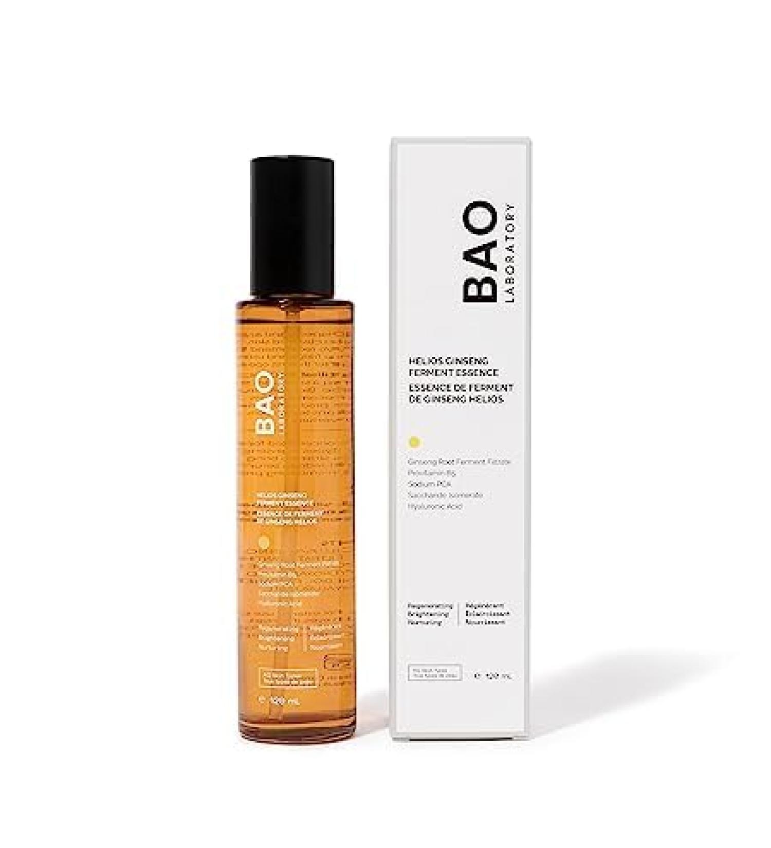 BAO Helios Ginseng Root Ferment Facial Essence | Hydrating & Brightening Anti-Redness Skincare with Provitamin B5 & Hyaluronic Acid | 120 ML - Buy Online on GoSupps.com