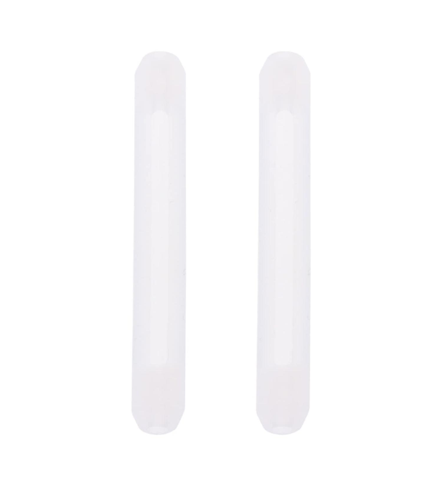 Willwa Anti-Slip Glasses Ear Holder - Transparent Silicone Sports Bar (56x7.9mm) - Buy Online on GoSupps.com