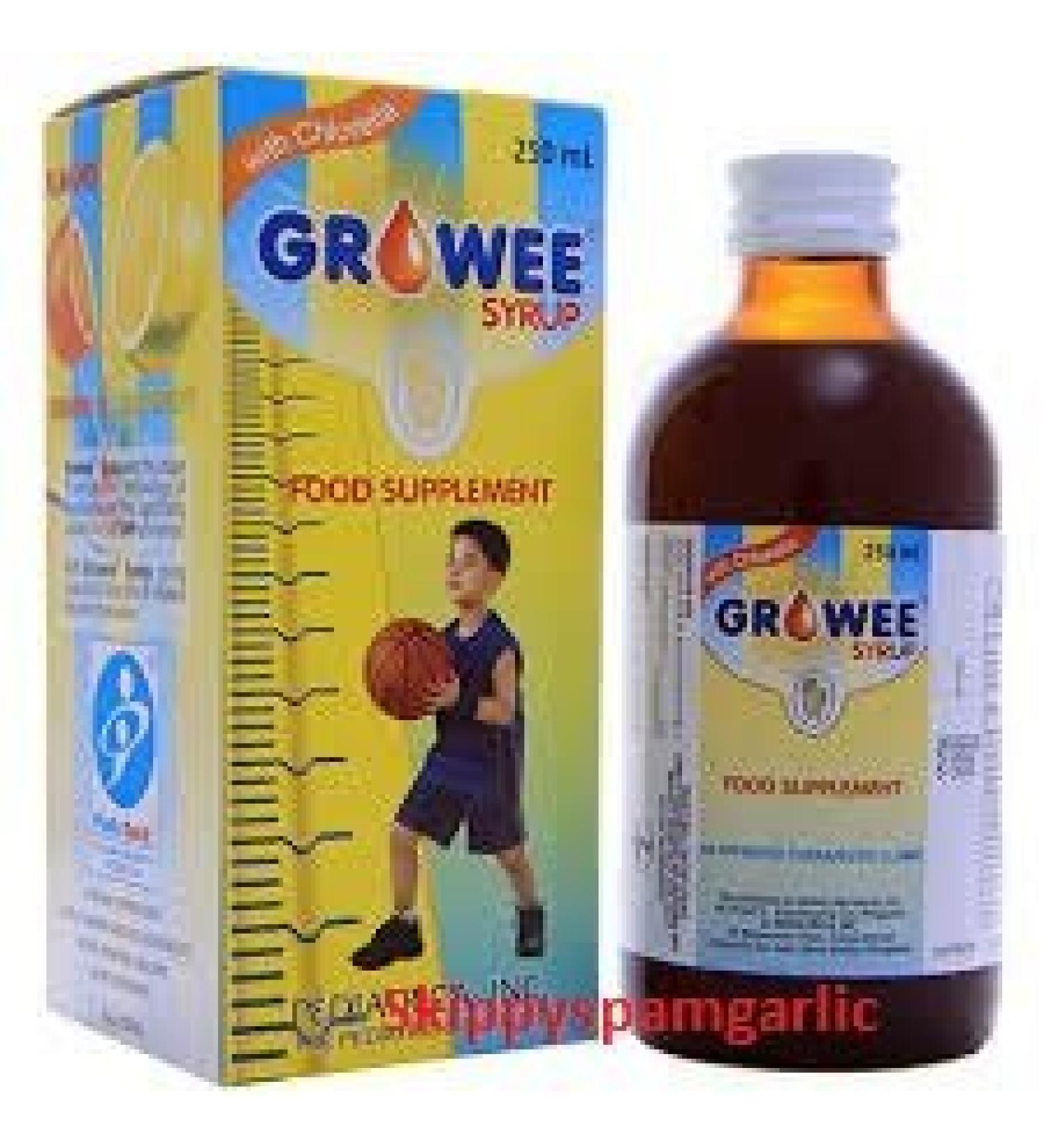 Growee Syrup Multivitamins (Growee with Chlorella Growth Factor) 120ML Pack of 2