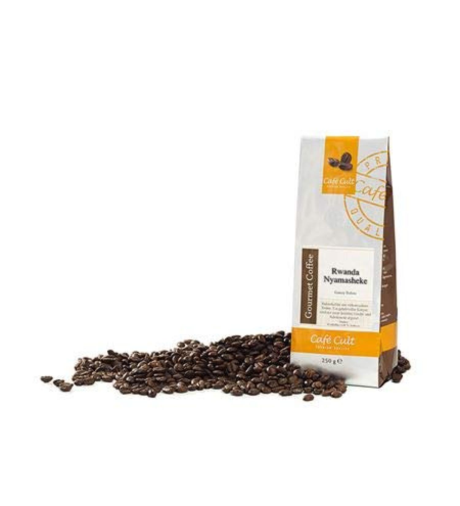 dethlefsen Koffie Rwanda Nyamashek in 1 kg bag hele been