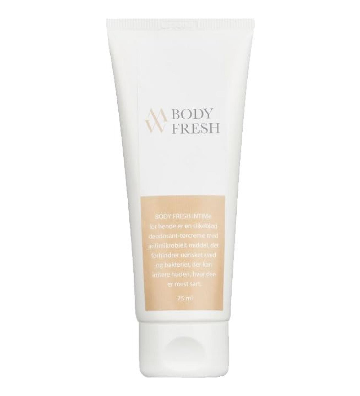 Body Fresh Intime for her - care lotion for the female breast (and other parts of the body), 75 ml, protection against moisture, protection against rubbing and perspiration, for a