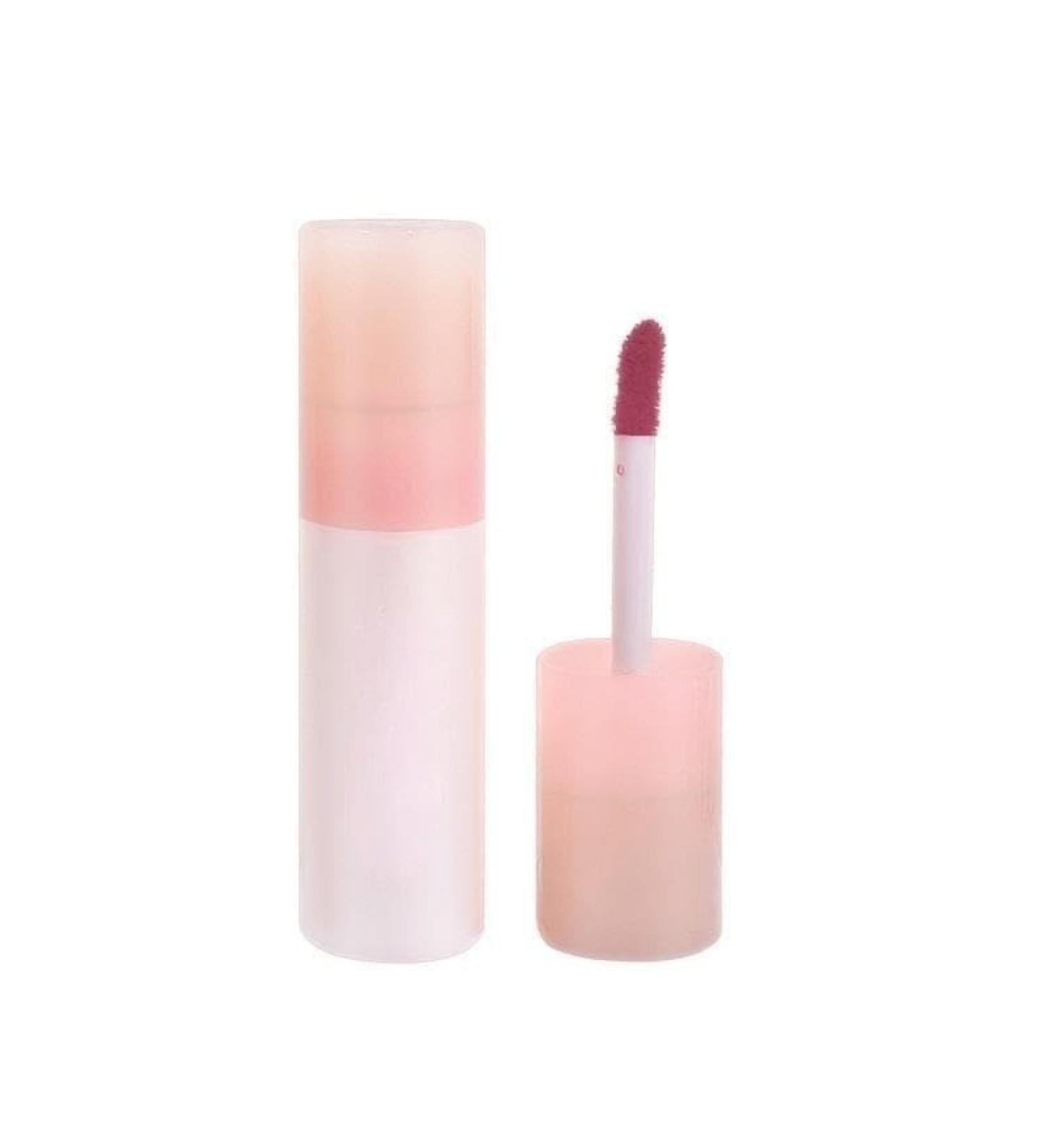 BADALO Velvet Mist Water Mist Lip Mud Soft Silky Matte Vegan White Non-stick Lip Gloss Lip Glaze Lipstick (Color : 6 blues young girl)