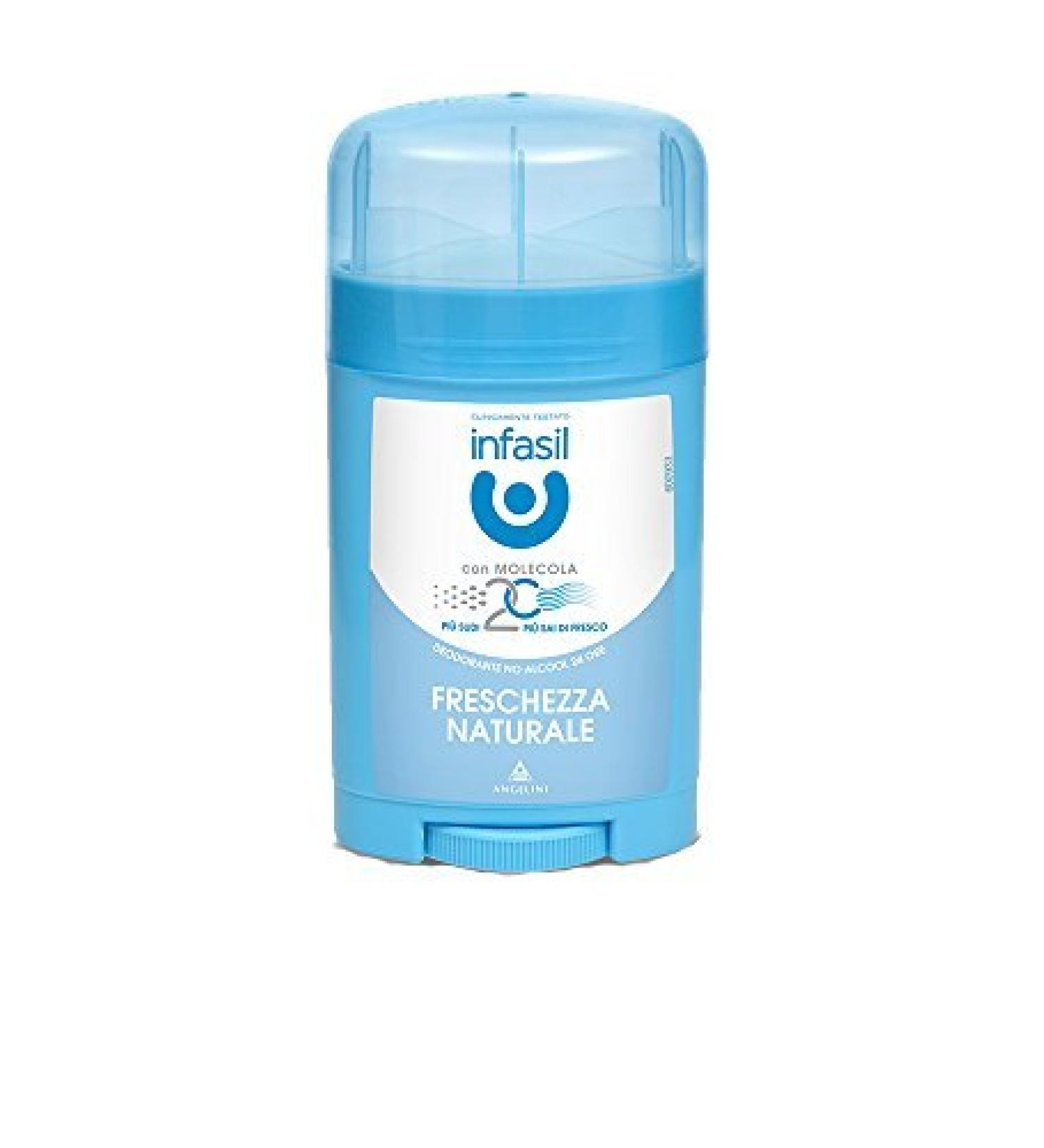 Infasil 12 x Infasil Deo Persona Shower Stick Fresh Natural Freshness 40 ml