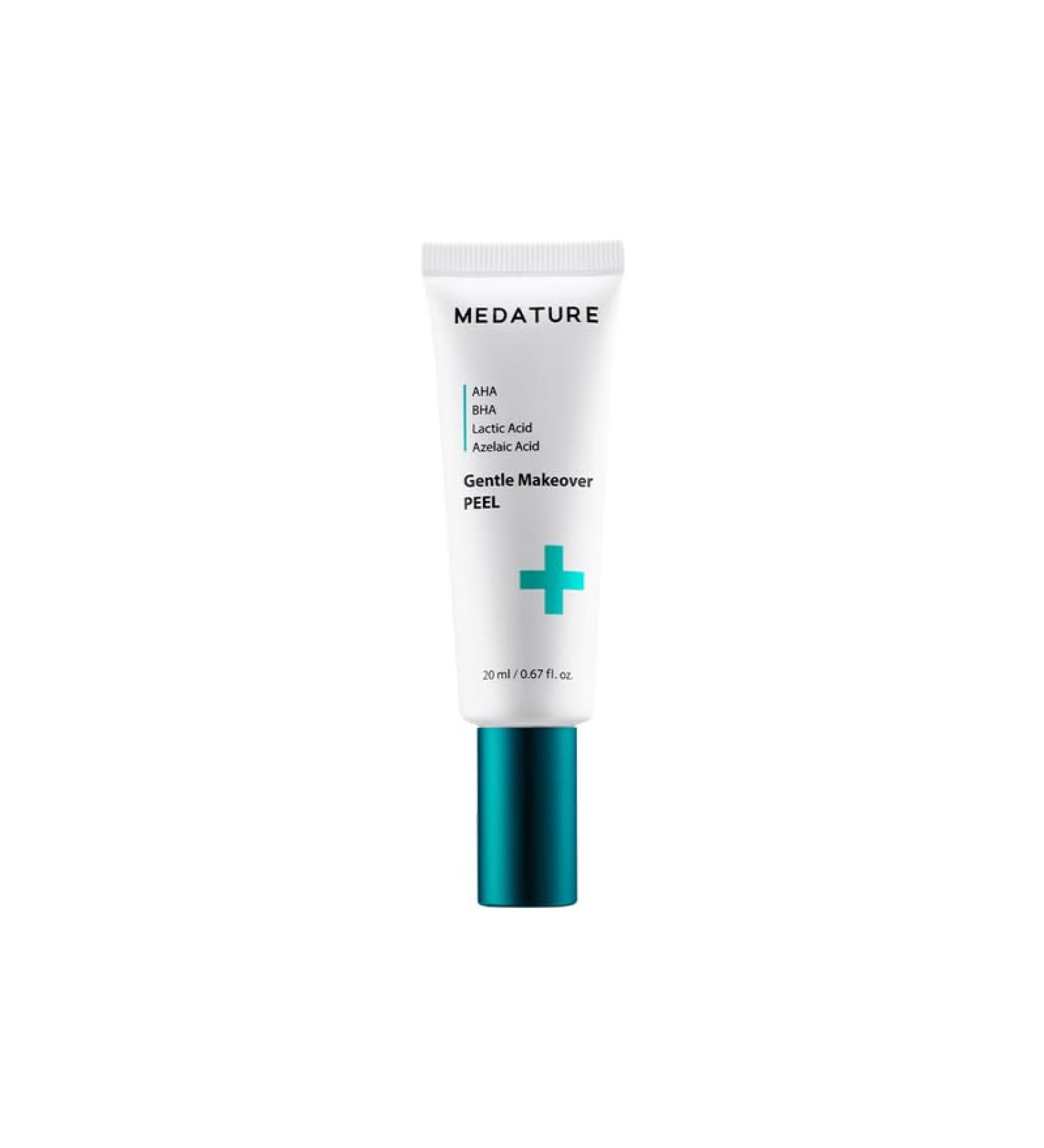 Gentle Makeover Peel Exfoliating Gel Peel with AHA BHA Azelaic Acid & Lactic Acid for Sensitive Skin Targets Acne Breakouts Uneven Tone & Texture No Downtime Smooths & Brightens Skin - Buy Online on GoSupps.com