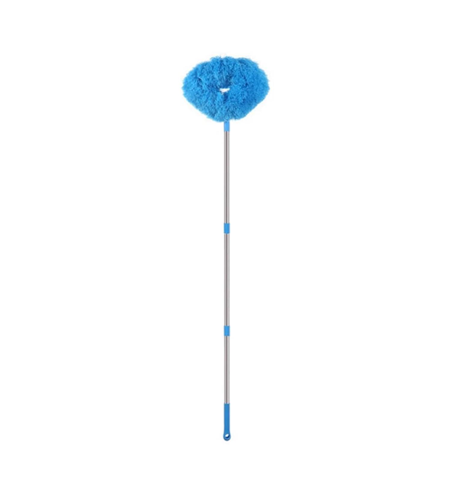 LAMELLIS Retractable Duster Stainless Steel Long Handle Dusting Brush Car Household Cleaning Tools Easy to Use Blue - Buy Online on GoSupps.com