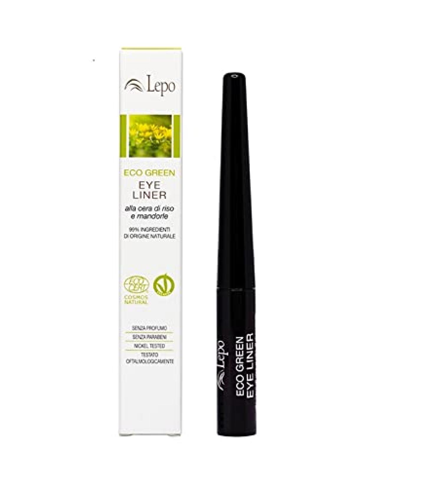 LEPO Ecogreen eyeliner rice and mandels 99 NATURAL 4ml BLACK
