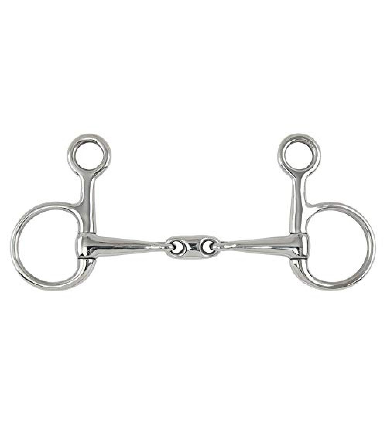 Shires Hanging Cheek Snaffle with Lozenge 5"
