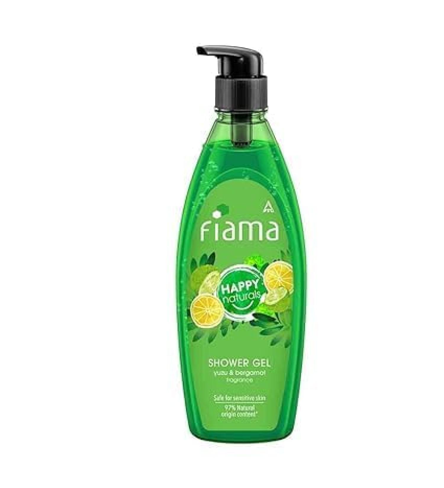 Yuzu & Bergamot Body Wash 500ml - 97% Natural Moisturizing Shower Gel for Women & Men Gentle on Sensitive Skin - Buy Online on GoSupps.com