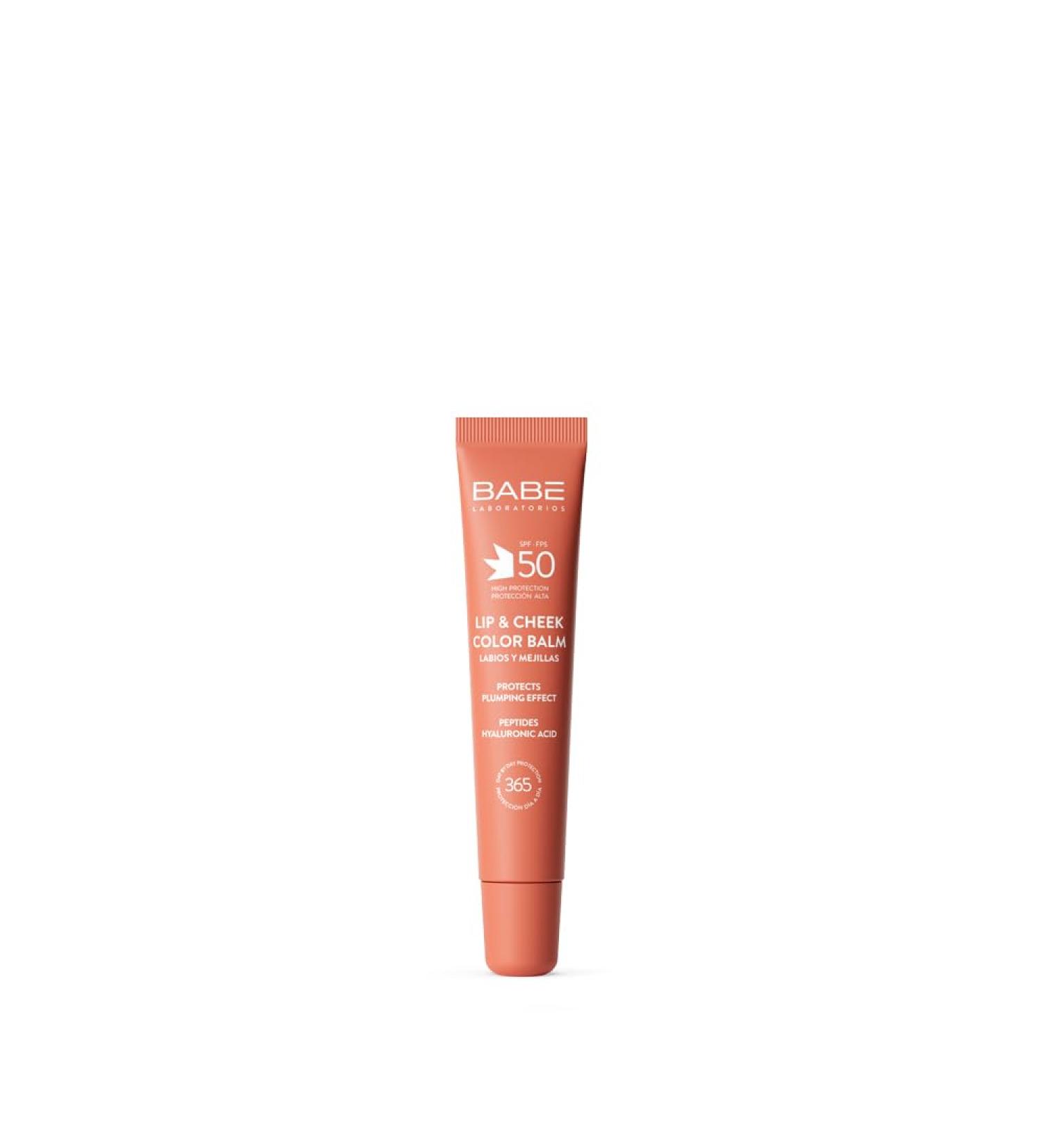  LABORATORIOS BABE Laboratorios Bab LIP & Cheek SPF 50 Nude Photoprotective Balm High Sun Protection SPF 50 Hydration and Natural Volume Effect - Buy Online on GoSupps.com