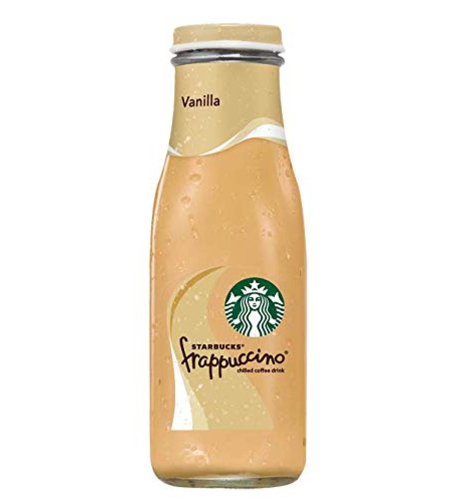 Starbucks Frappuccino Vanilla Glass Bottles 9.5 Fl Oz (Pack of 15) - Buy Online on GoSupps.com