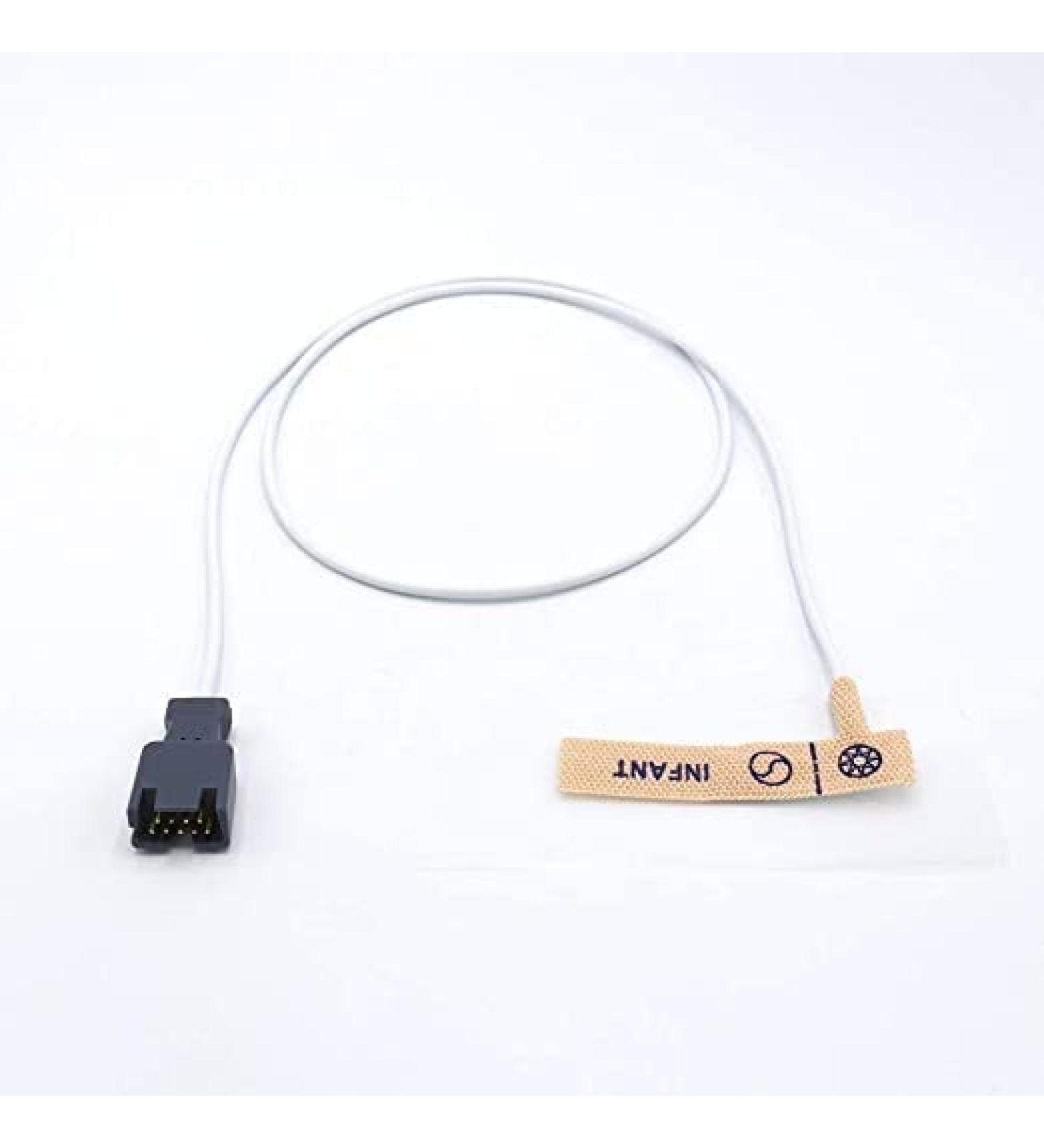 5pcs 9 Pins Compatible Masimo Disposable Infant Spo2 Sensor - LNCS Inf 1861 Probe with Adhesive Tape - Fits Pronto-7 Rad-57 Rad-8 Radical-7 - International Shipping Available - Buy Online on GoSupps.com