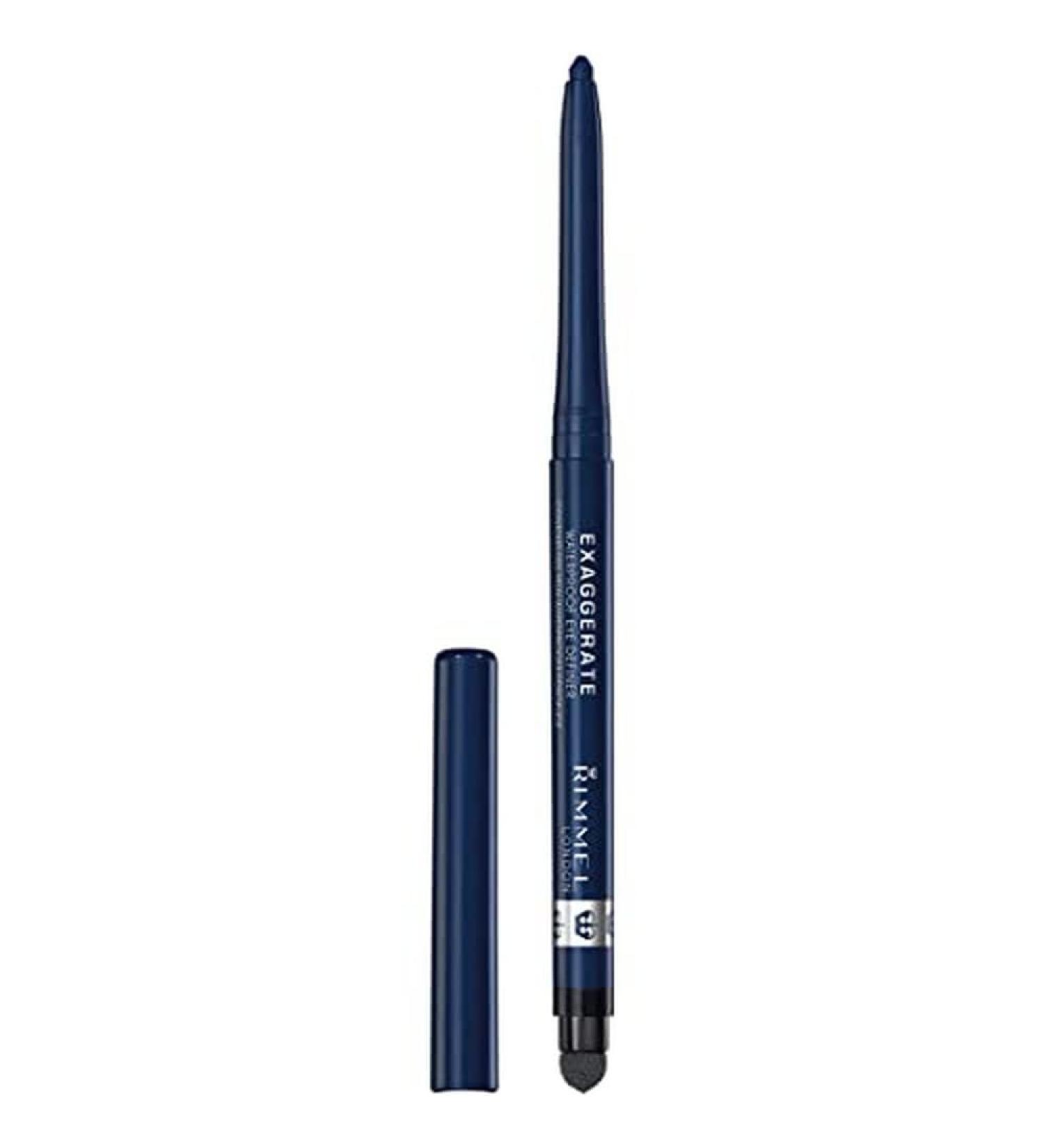 Rimmel Exaggerate Eye Definer Deep Ocean Pencil - 1 Count Pack | Long-Wearing Eyeliner - Buy Online on GoSupps.com