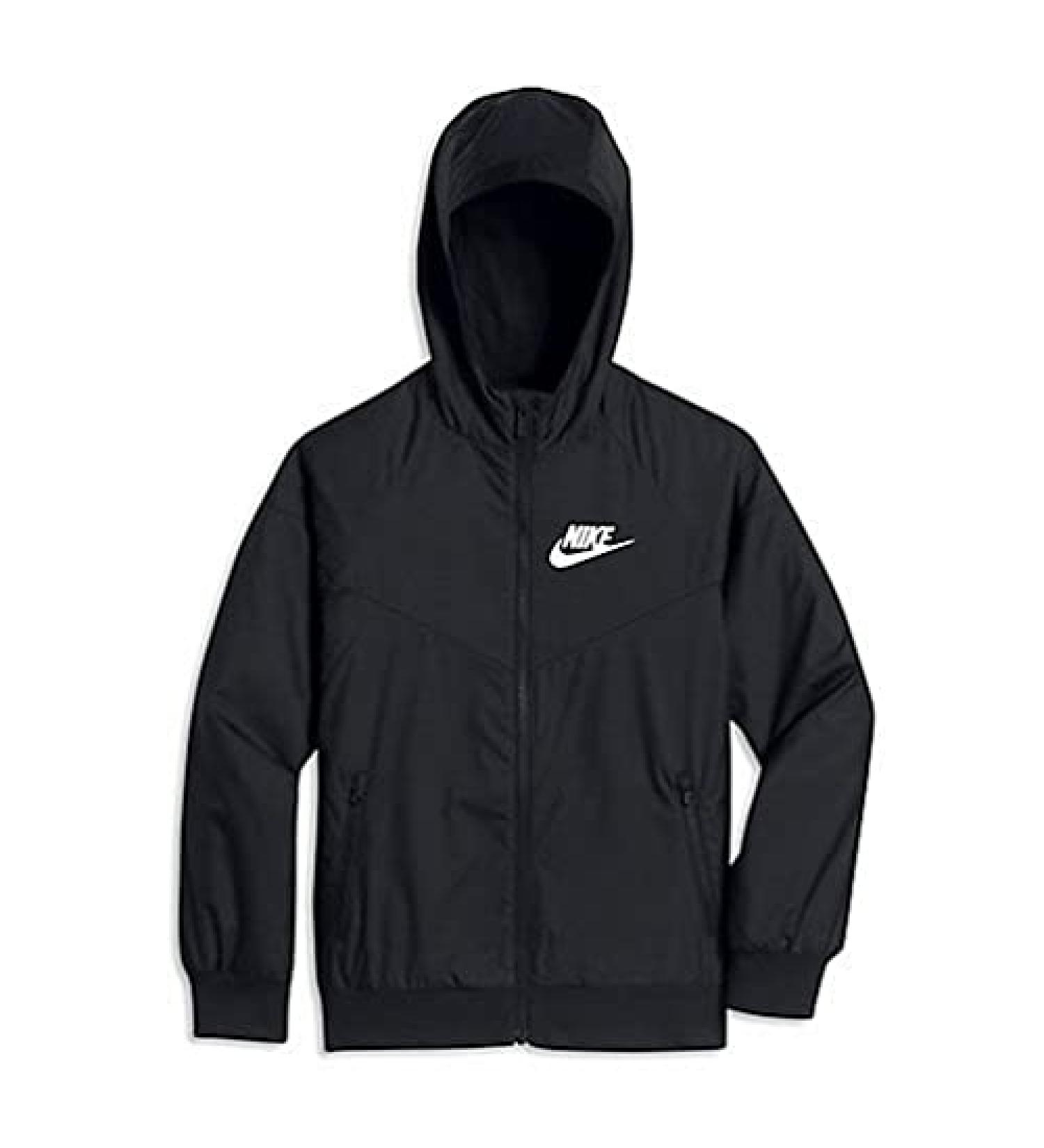 Nike Sportswear Windrunner Big Kids Jacket Medium Black