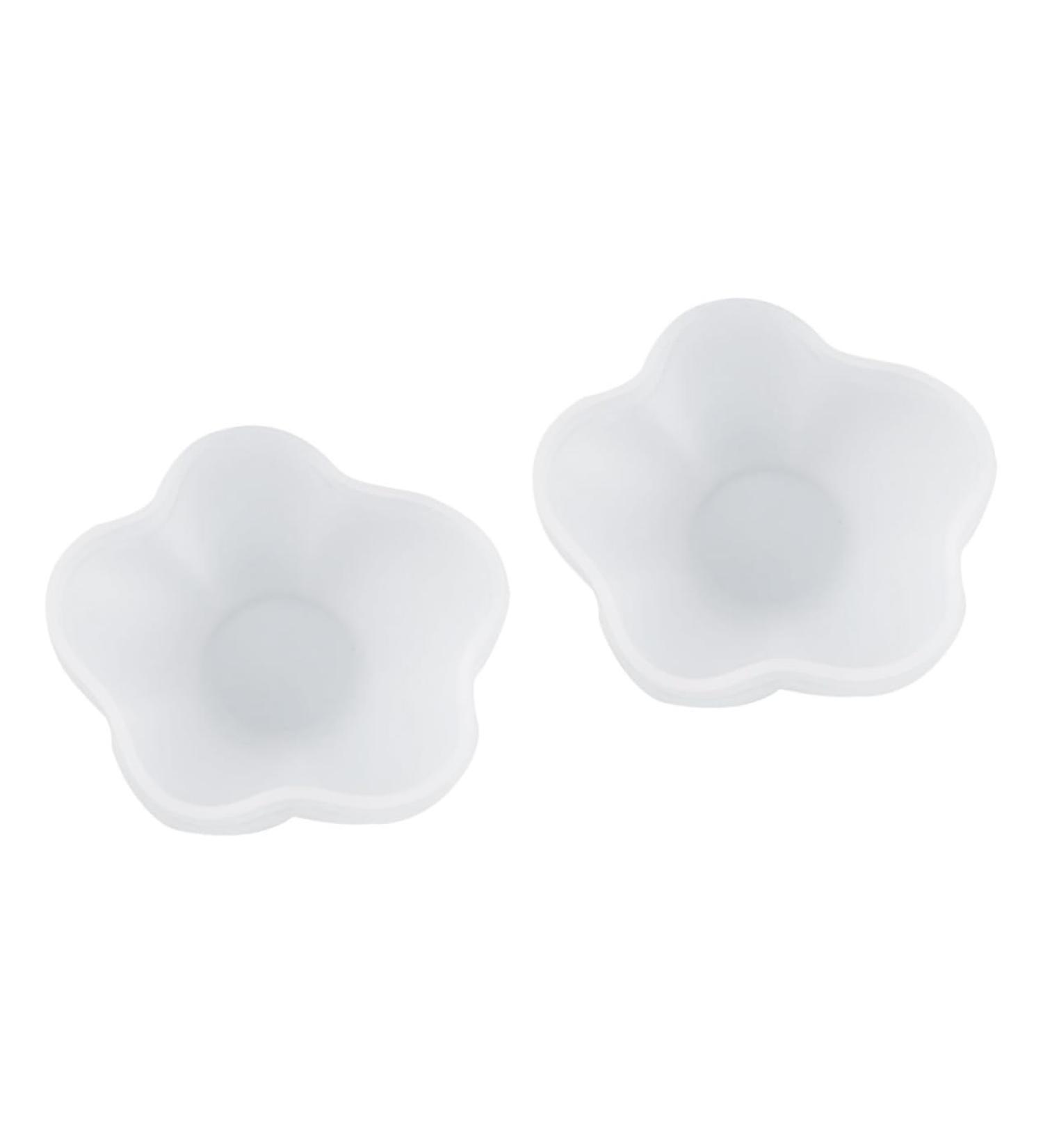 SHINEOFI 2pcs Dish Mold Ashtray Resin for Jewelry Making White Silica Gel Small Plate Petal - Buy Online on GoSupps.com