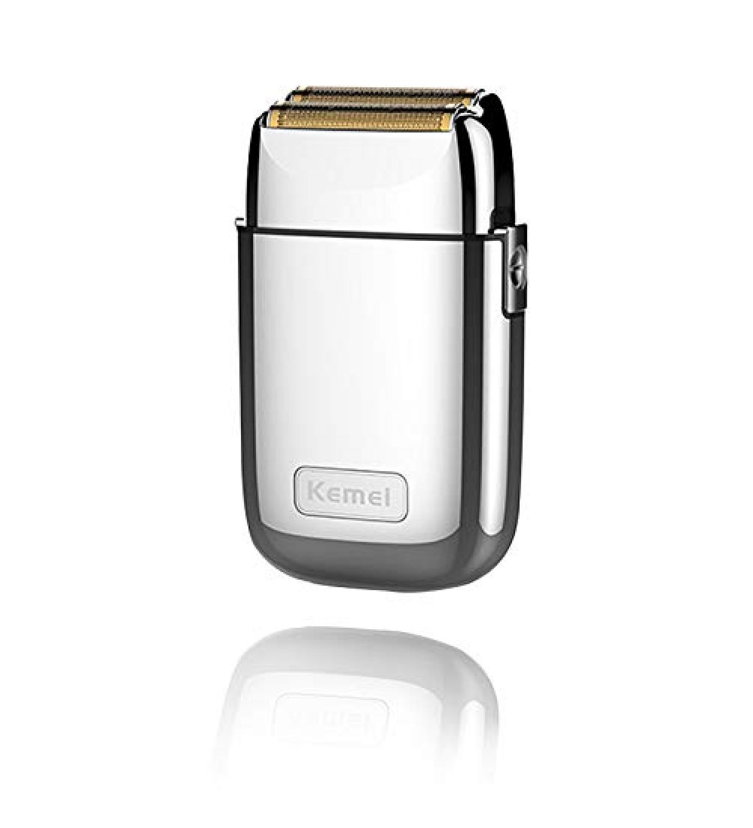 KEMEI Metal Professional Double Electric Shaver for Men | Cordless Rechargeable Razor & Beard Trimmer | Barber Supplies - Shop Internationally - Buy Online on GoSupps.com