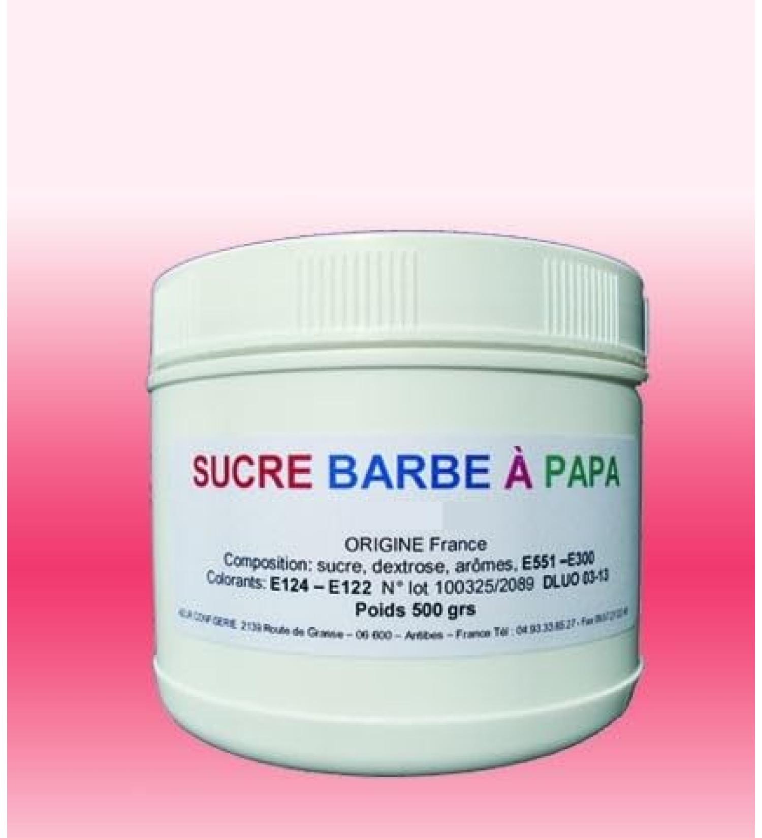 Candy floss sugar Strawberry 500g