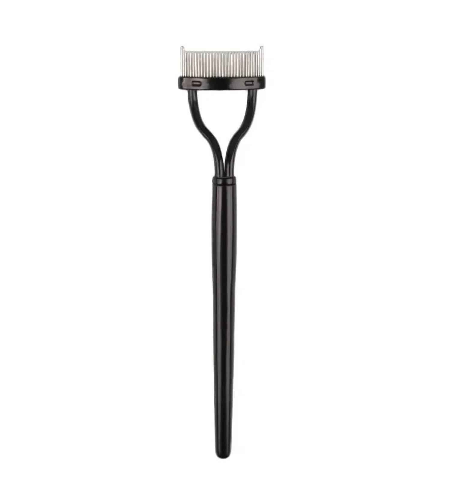 1pc Eyelash Separator Metal Teeth Foldable Eye Lash Curler Beauty Makeup Stainless Eyelashs Brush Comb Mascara Curl Make Up Tool (Color : Black) - Buy Online on GoSupps.com