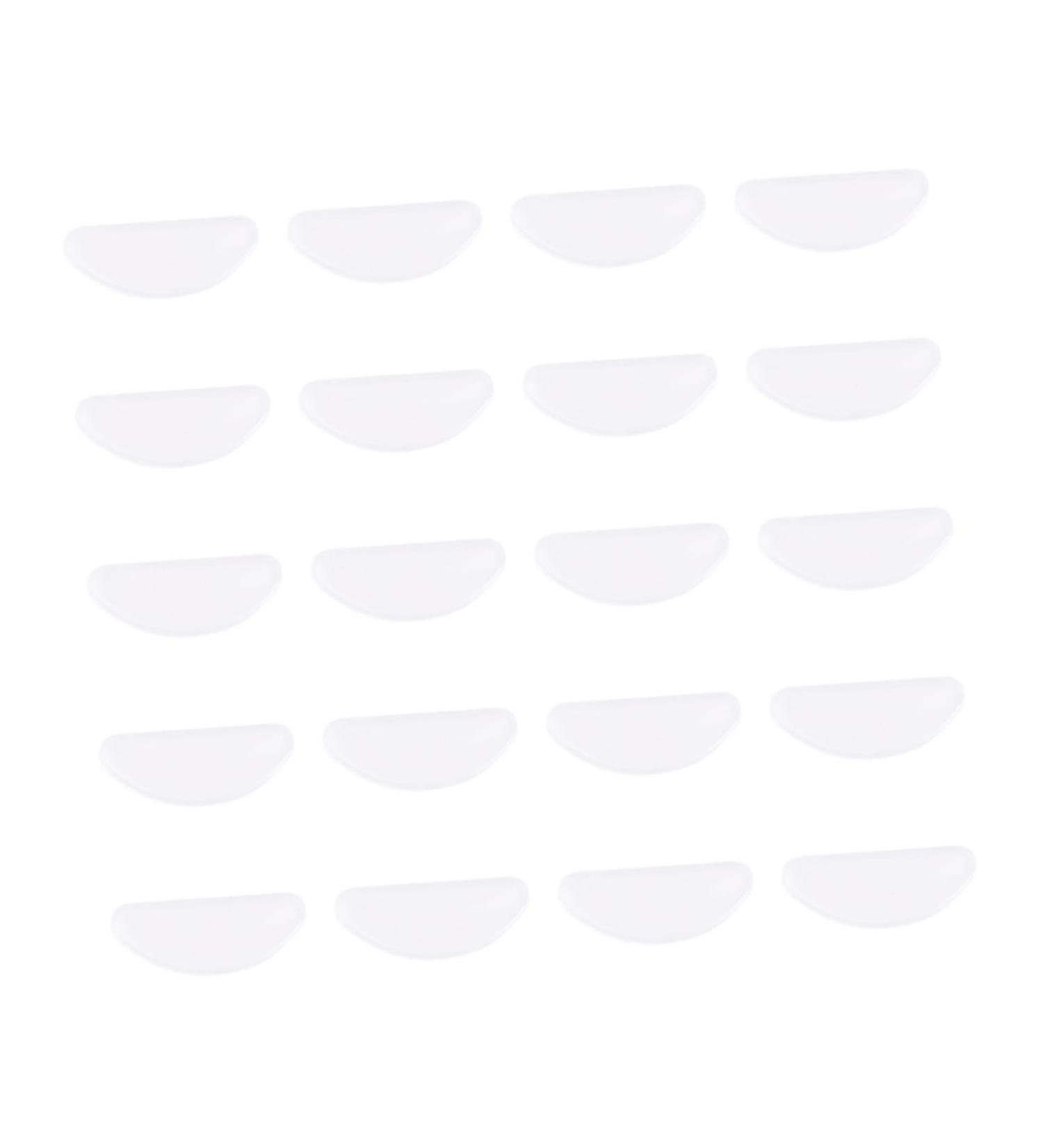 Gleavi 25 Pairs Silicone Nose Pads | Replacement Glasses & Reading Glasses Rubber Pads | Slide-Resistant White Nasal Pads Size 1 - Buy Online on GoSupps.com