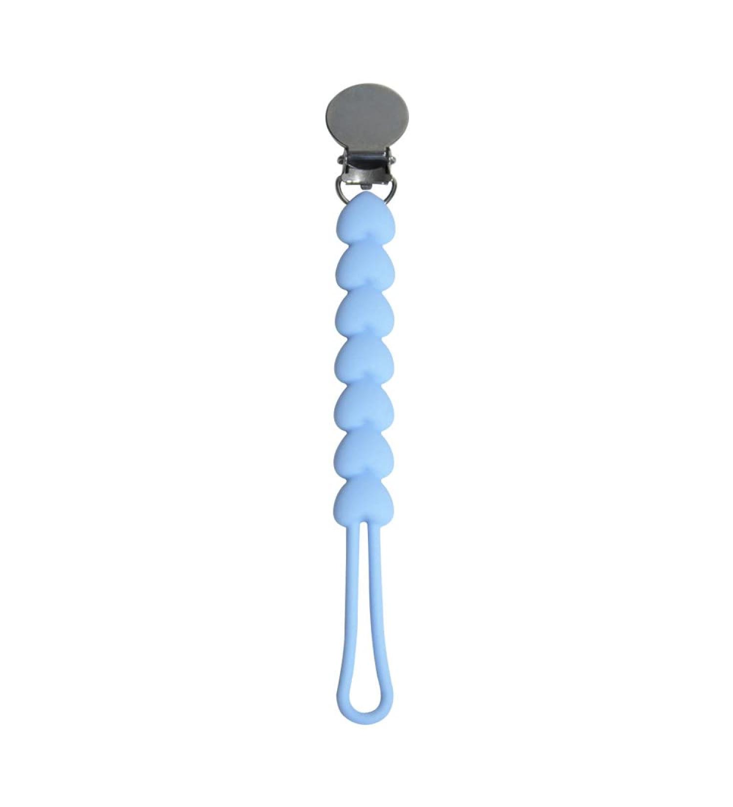JIANIAO Silicone Pacifier Clip - One-Piece Beaded Design, 100% Silicone Strap Keeps Pacifiers, Teethers, and Toys Secure - Buy Online on GoSupps.com