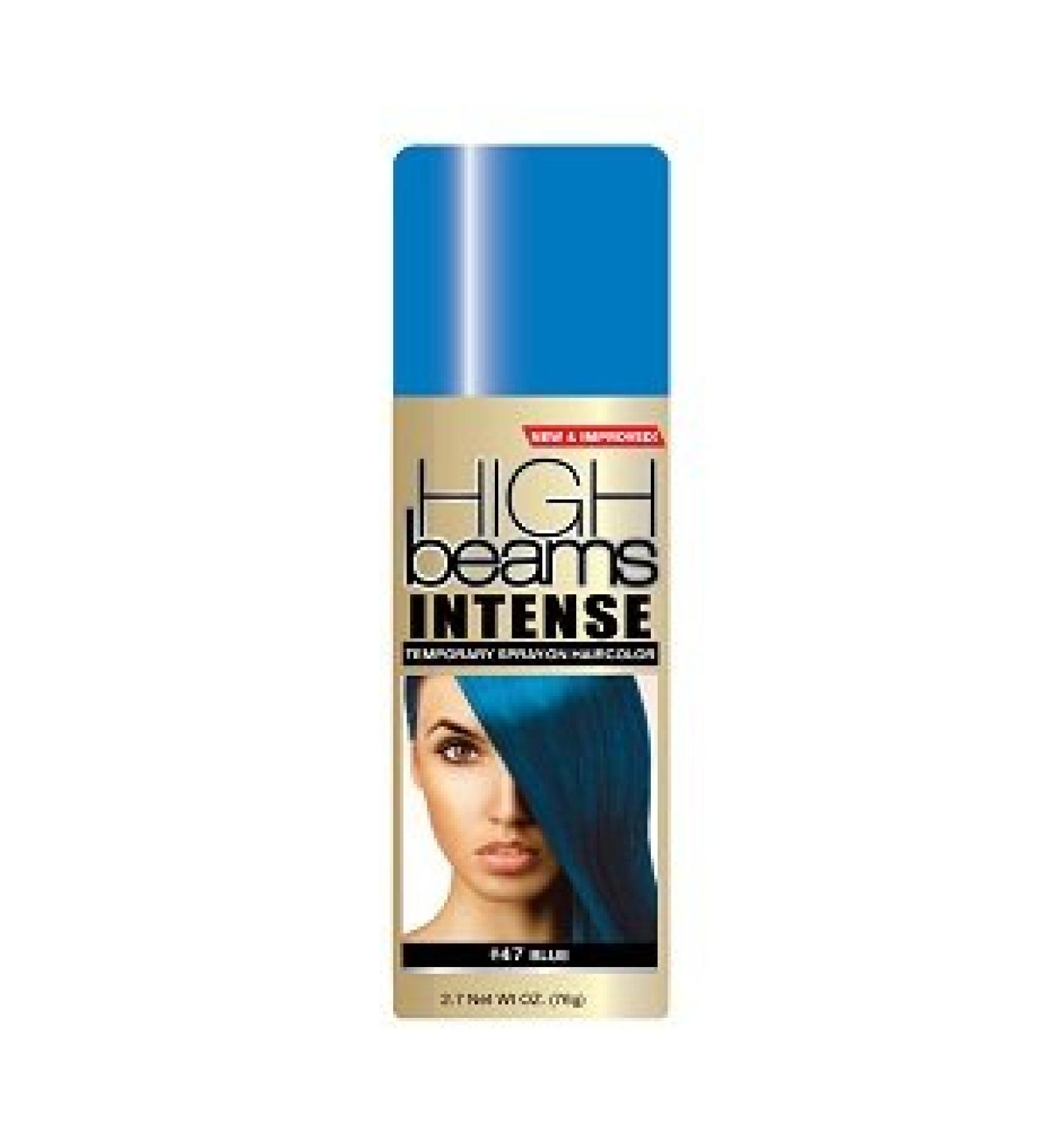 High Beams Intense Temporary Spray-On Hair Color - Headbangin Blue 2.7 oz (6 pack)