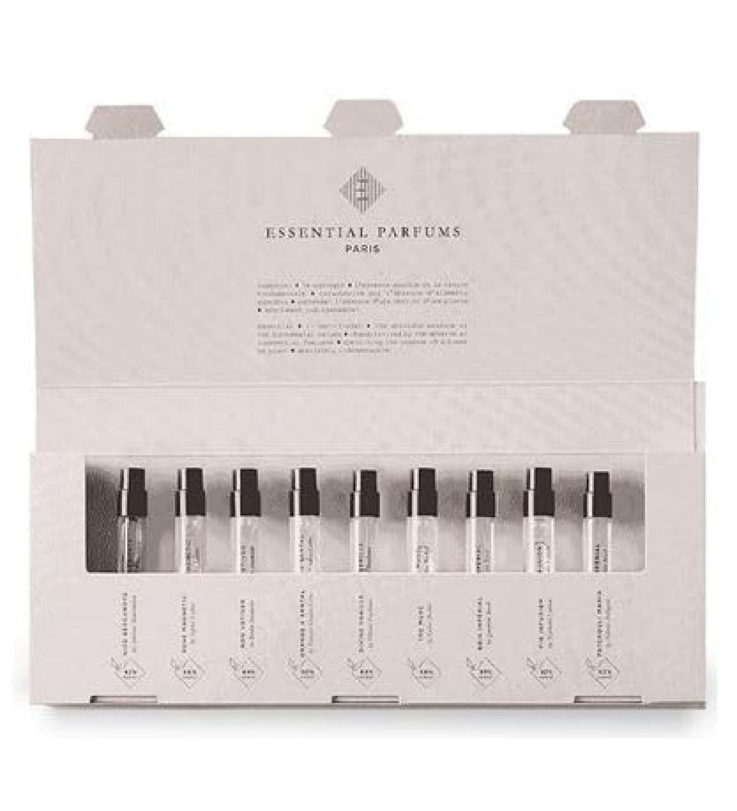 Perfume Discovery Set with 9 Different Spray Vials - includes Bois Imperial