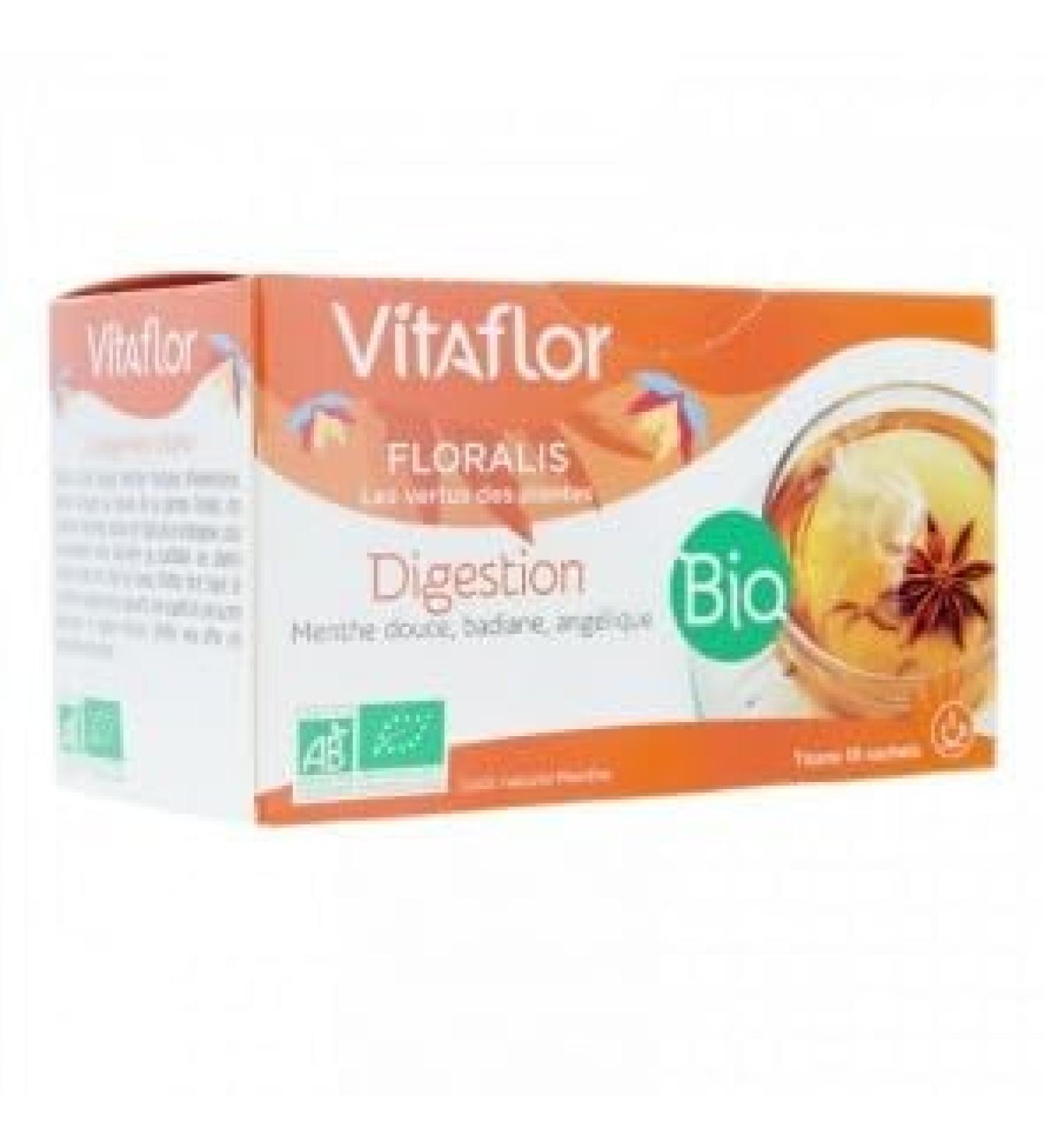 Vitaflor Bio Digestion Herbal Tea 18 Sachets x 1.5 g