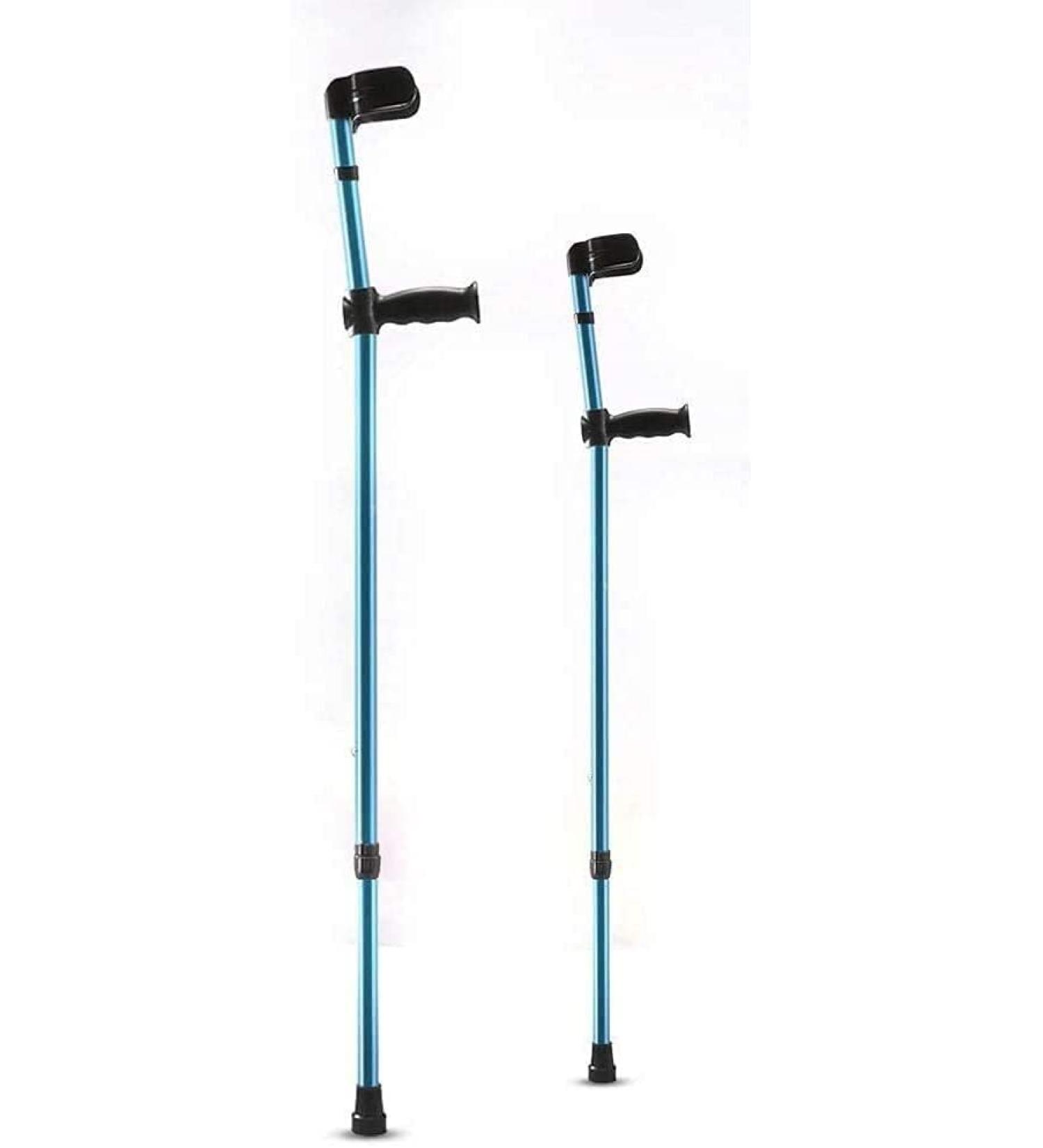 COKVBSKZ Forearm Crutches Adjustable Aluminum Adjustable Walking Stick with Grips and Armpit Support Lightweight Durable Walking Cane Cane Lightweight Arm Crutch - Buy Online on GoSupps.com