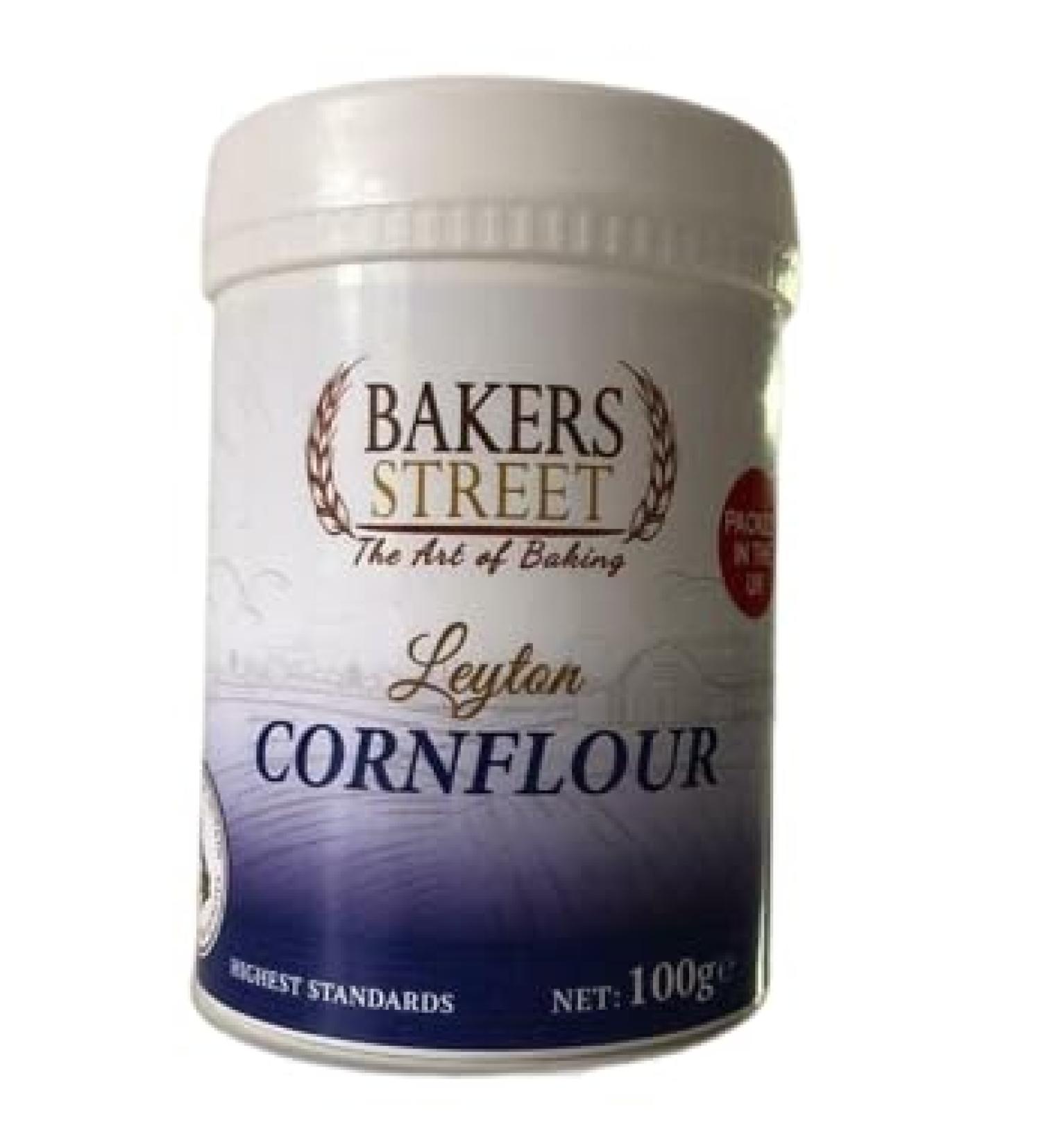 Bakers Street | Cornflour 2X100g (200g) | Native maize starch | Cooking Thickener | Premium Quality | Suitable For Vegetarians & Vegans | Halal Certified - Buy Online on GoSupps.com