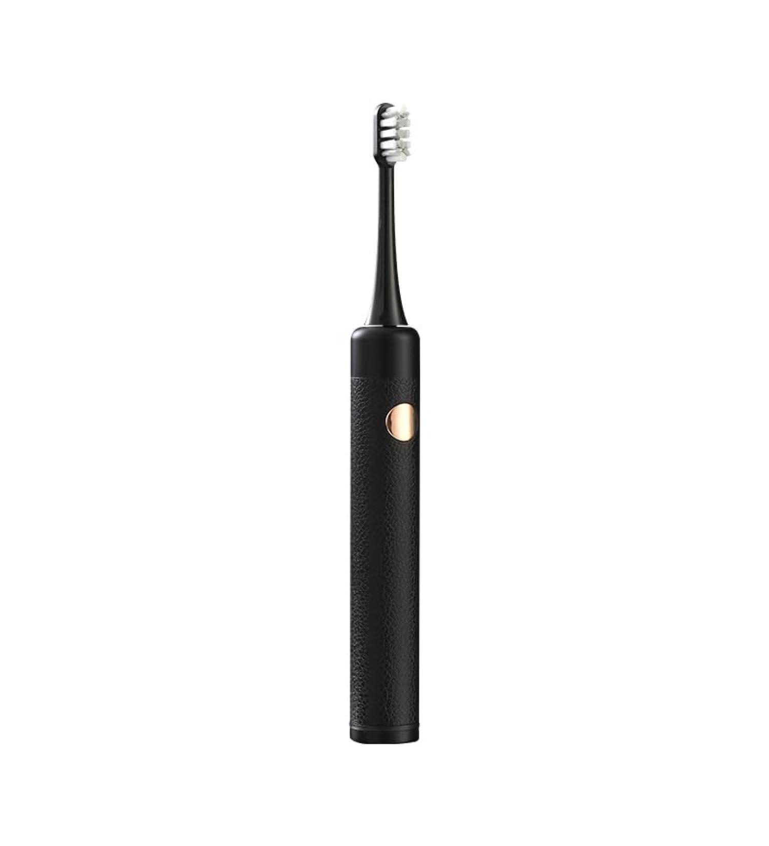 Sonic Electric Toothbrush for Adults - Rechargeable 4 Heads IPX7 Waterproof 4 Modes Smart Timer - Best Black Toothbrush for Optimal Cleaning - Buy Online on GoSupps.com