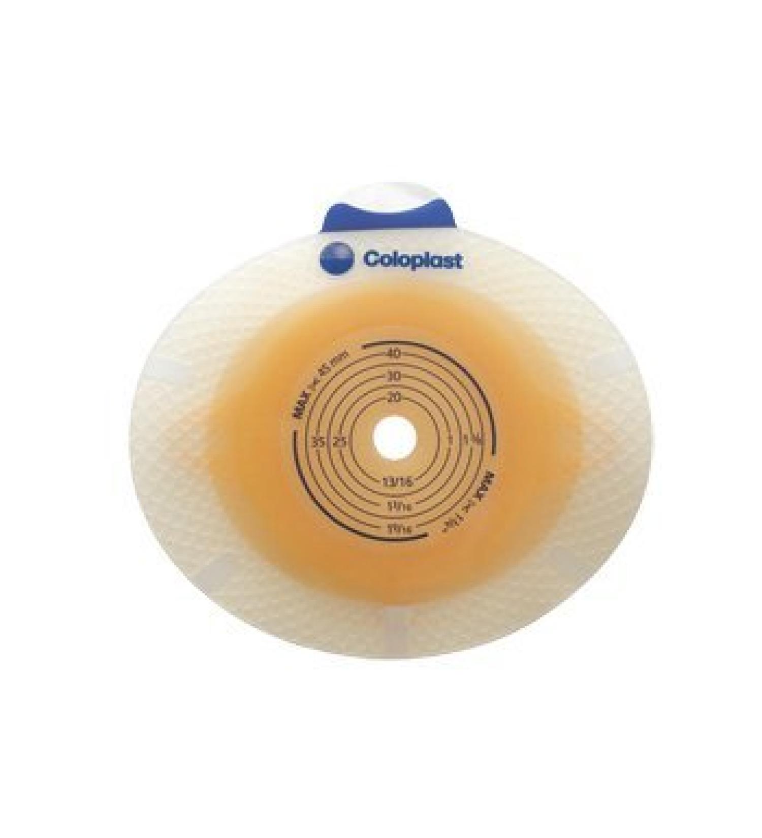 SenSura Click Xpro Ostomy Barrier Trim to Fit Extended Wear Double Layer Adhesive 2-3/8 Inch Flange Blue Code 3/8 2-1/4 Stoma 10035 - Box of 5