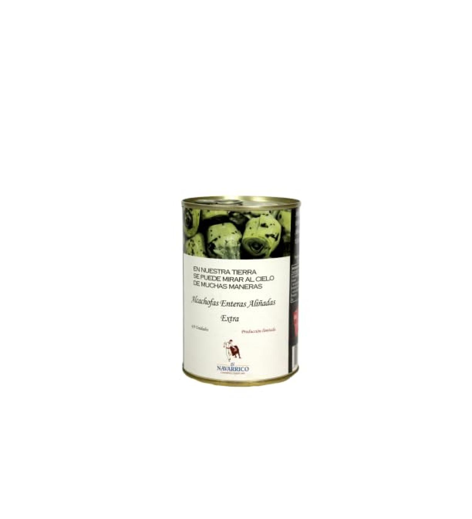 El Navarrico - Seasoned Whole Artichokes | Traditional Farming | Natural & Fresh | Packaging of 425g - Buy Online on GoSupps.com