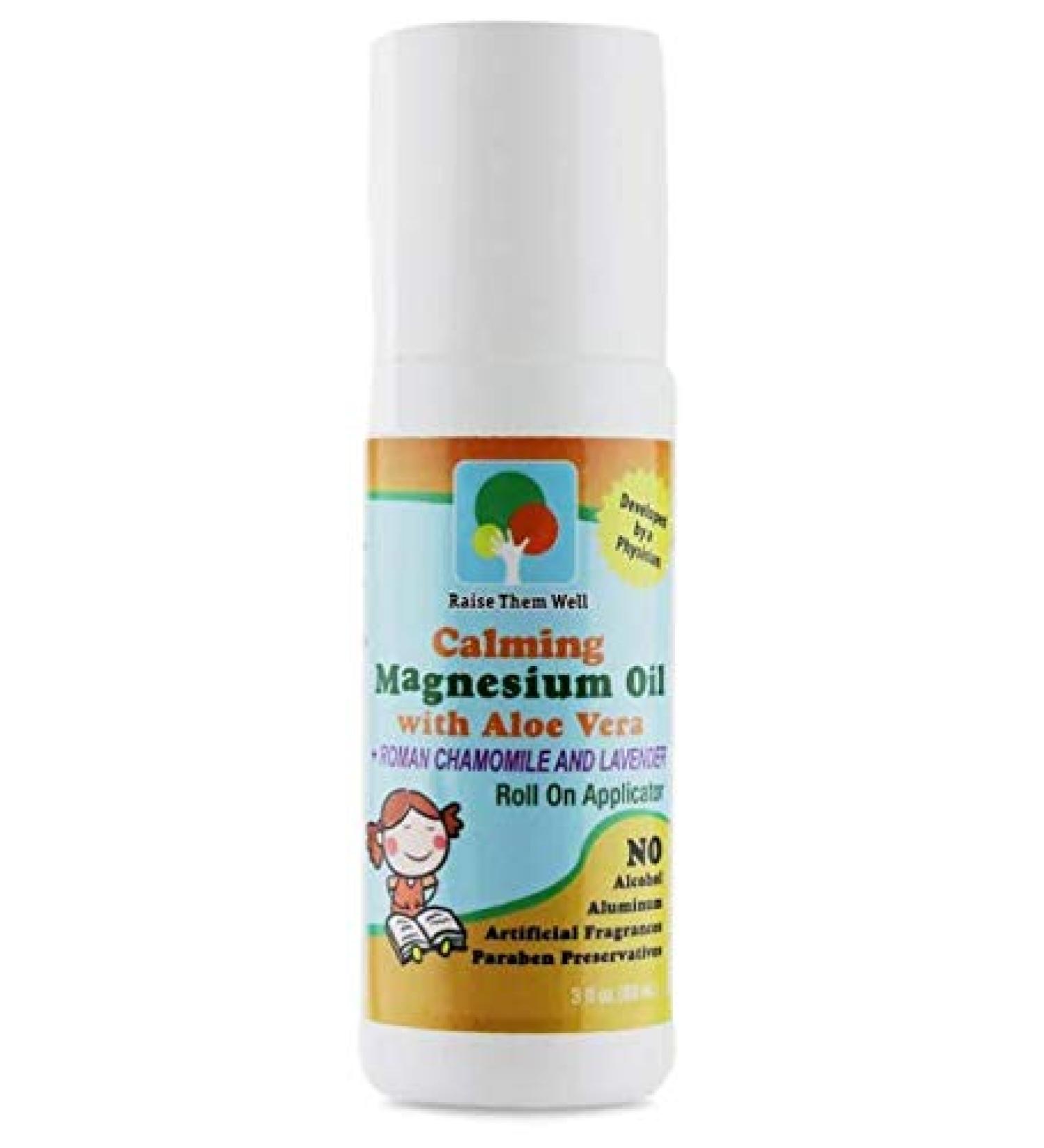 Kid Roller | Calming Magnesium Oil | 3 fl oz | Raise Them Well - Buy Online on GoSupps.com