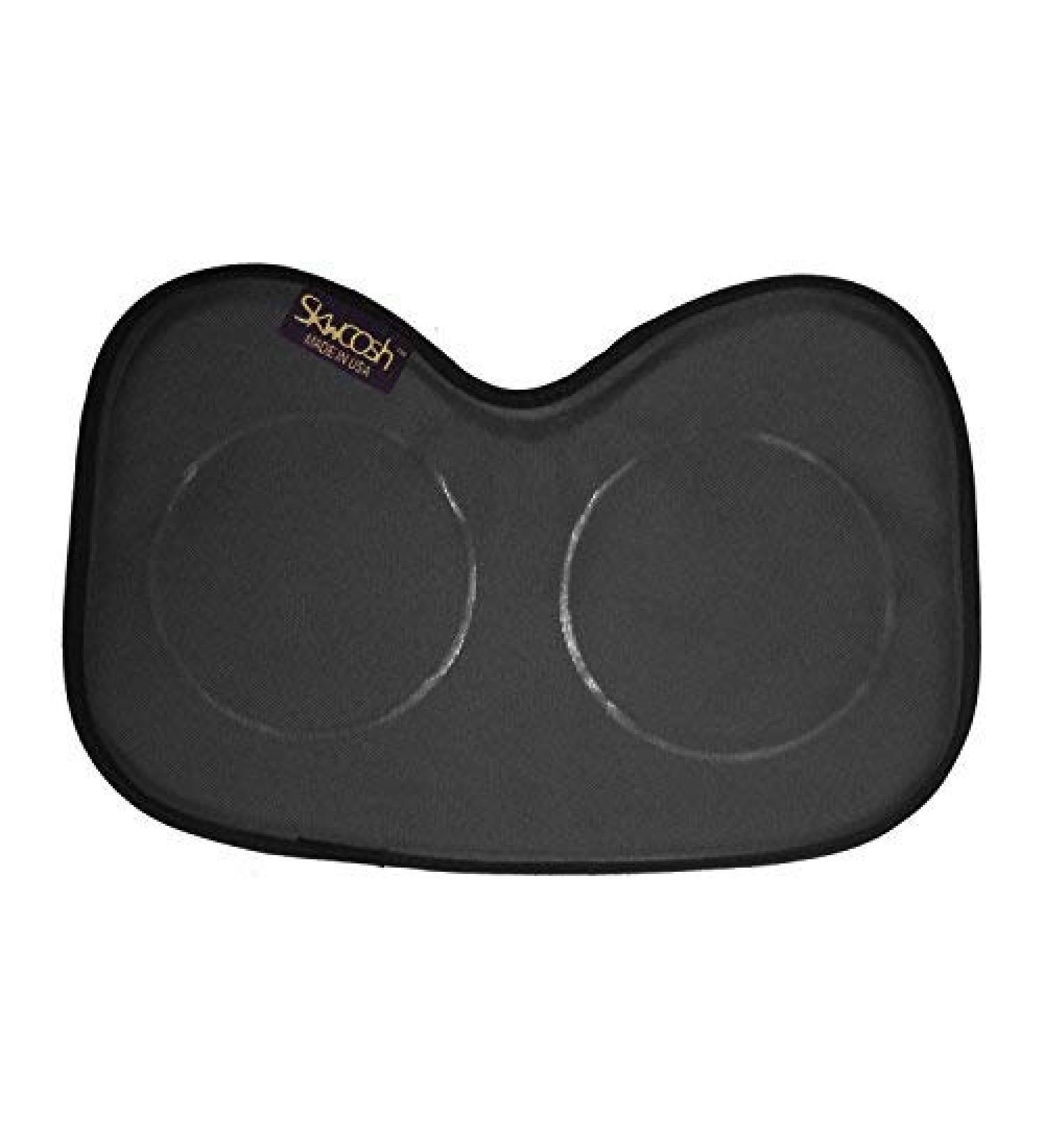 Skwoosh Dragonboat Canoe Rowing Gel Seat Pad with Loop Carry Handle | Comfortable Outrigger Accessory - Black (Made in USA) - Buy Online on GoSupps.com