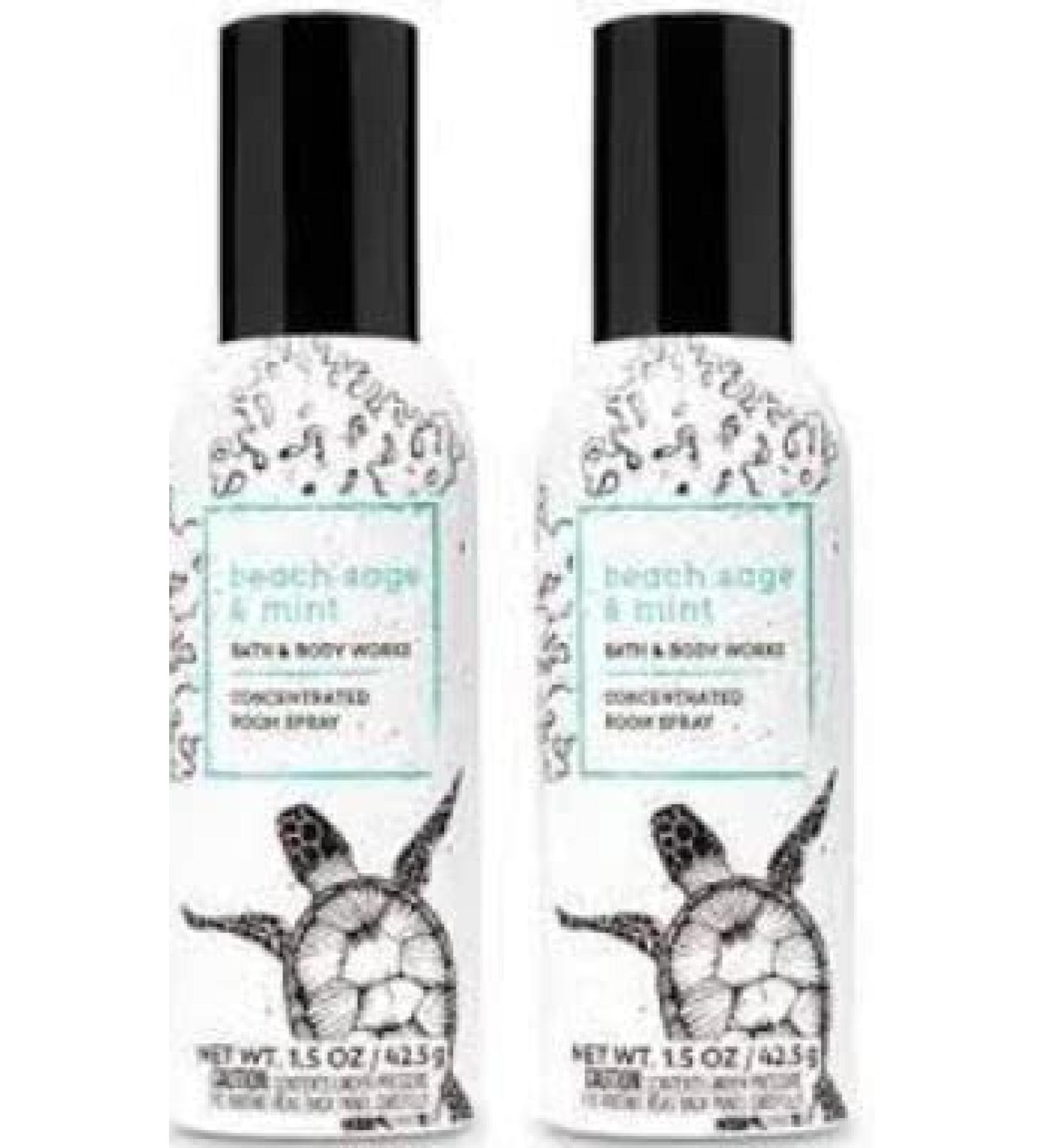 2 Pack Beach Sage & Mint Concentrated Room Spray 1.5 Oz