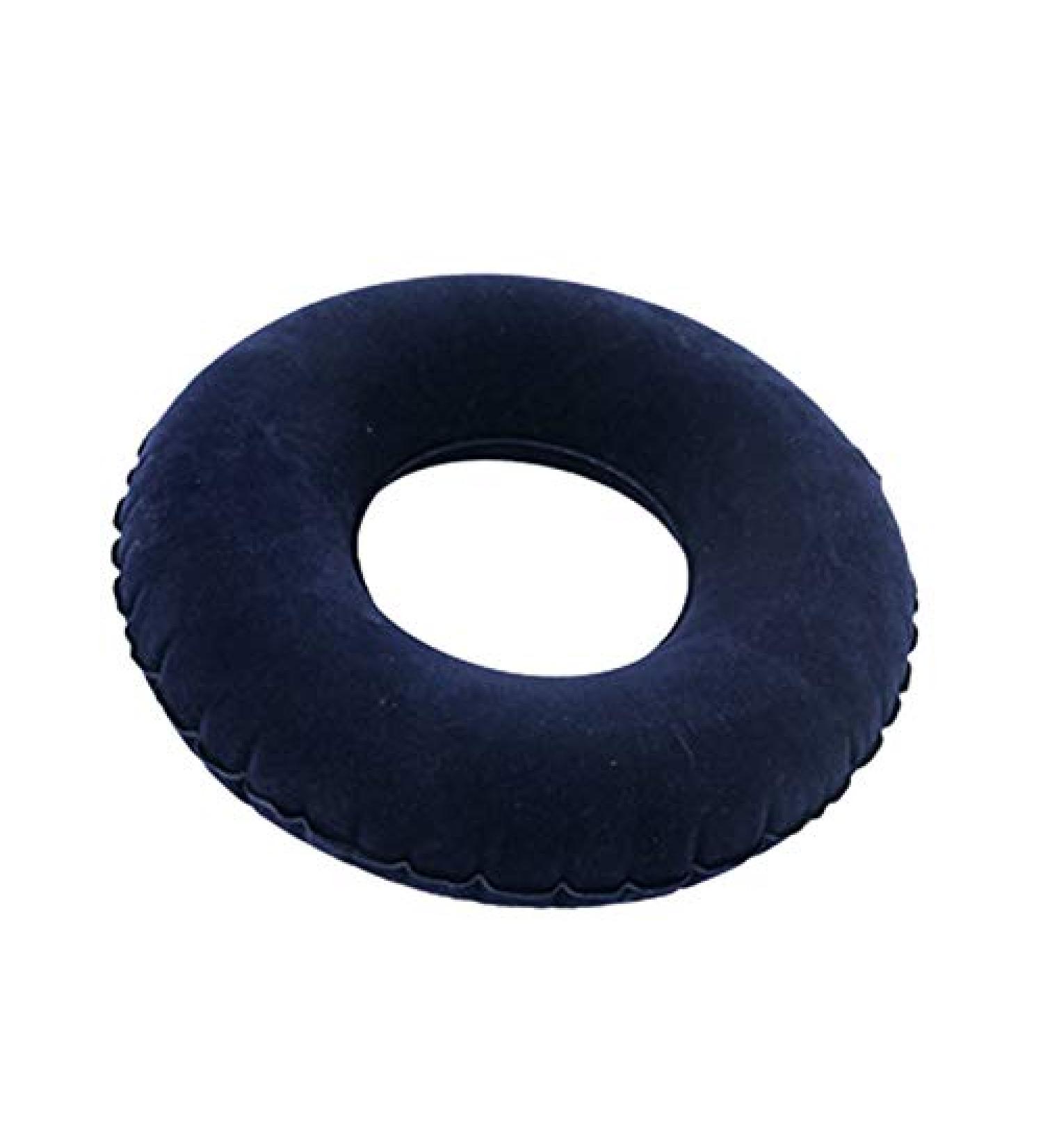Jbnmvc Inflatable Pile Ring Pad Donut Pillow Vinyl Rubber Seat Acne-Black - Buy Online on GoSupps.com