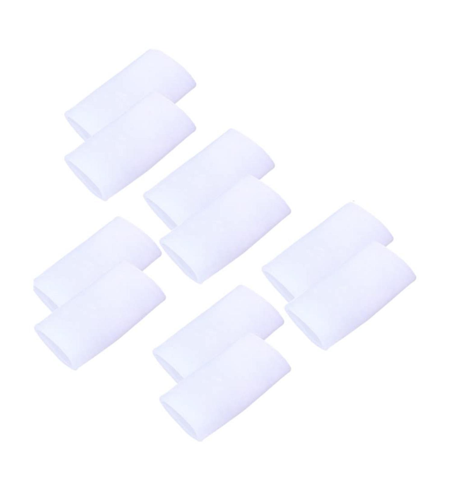 Rosenice Gel Toe Caps Protectors 5 Pairs for Blisters & Pain Relief | Shop Internationally - Buy Online on GoSupps.com
