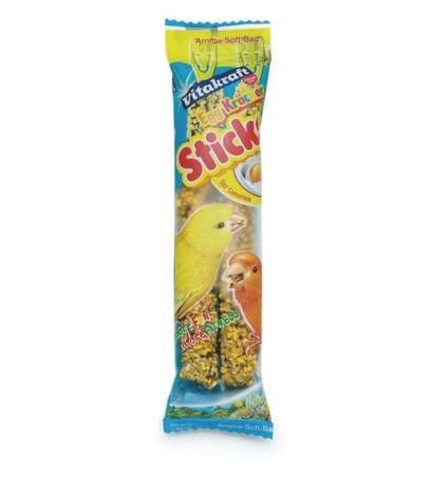 2 Canary Egg Sticks Treat 60g - Vitakraft (TP)(VITCANES)