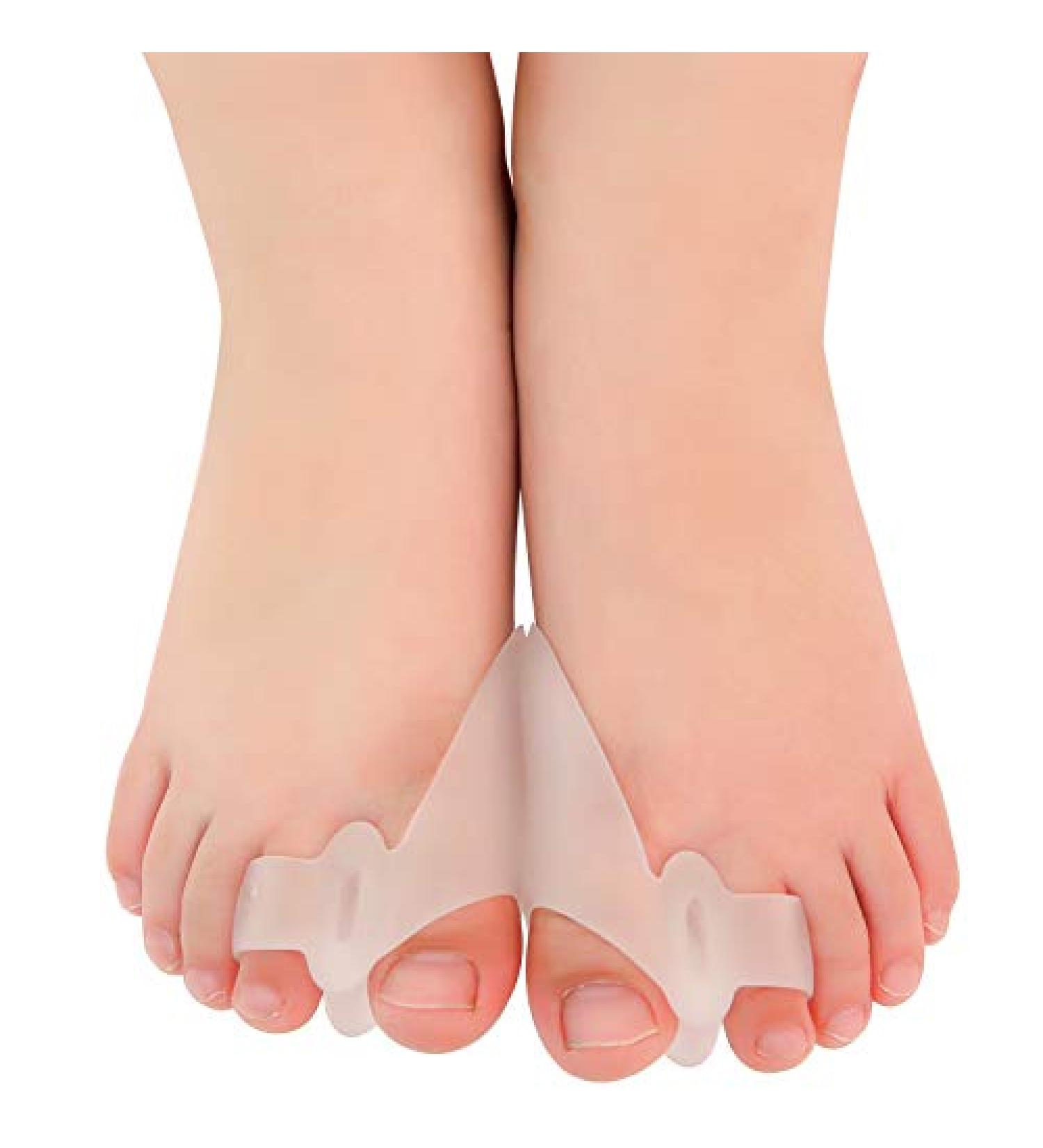 Bunion Relief for Kids - Gel Toe Separators with Loops for Overlapping Toes & Bunion Corrector Pads - Buy Online on GoSupps.com