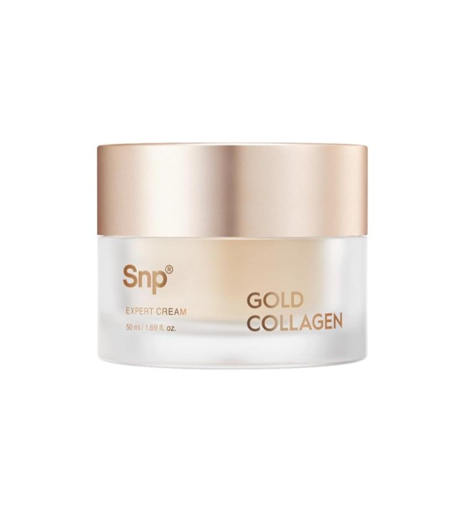 SNP Gold Collagen Expert Cream 50ml - Rejuvenating Anti-Aging Hydration | International Shipping Available - Buy Online on GoSupps.com