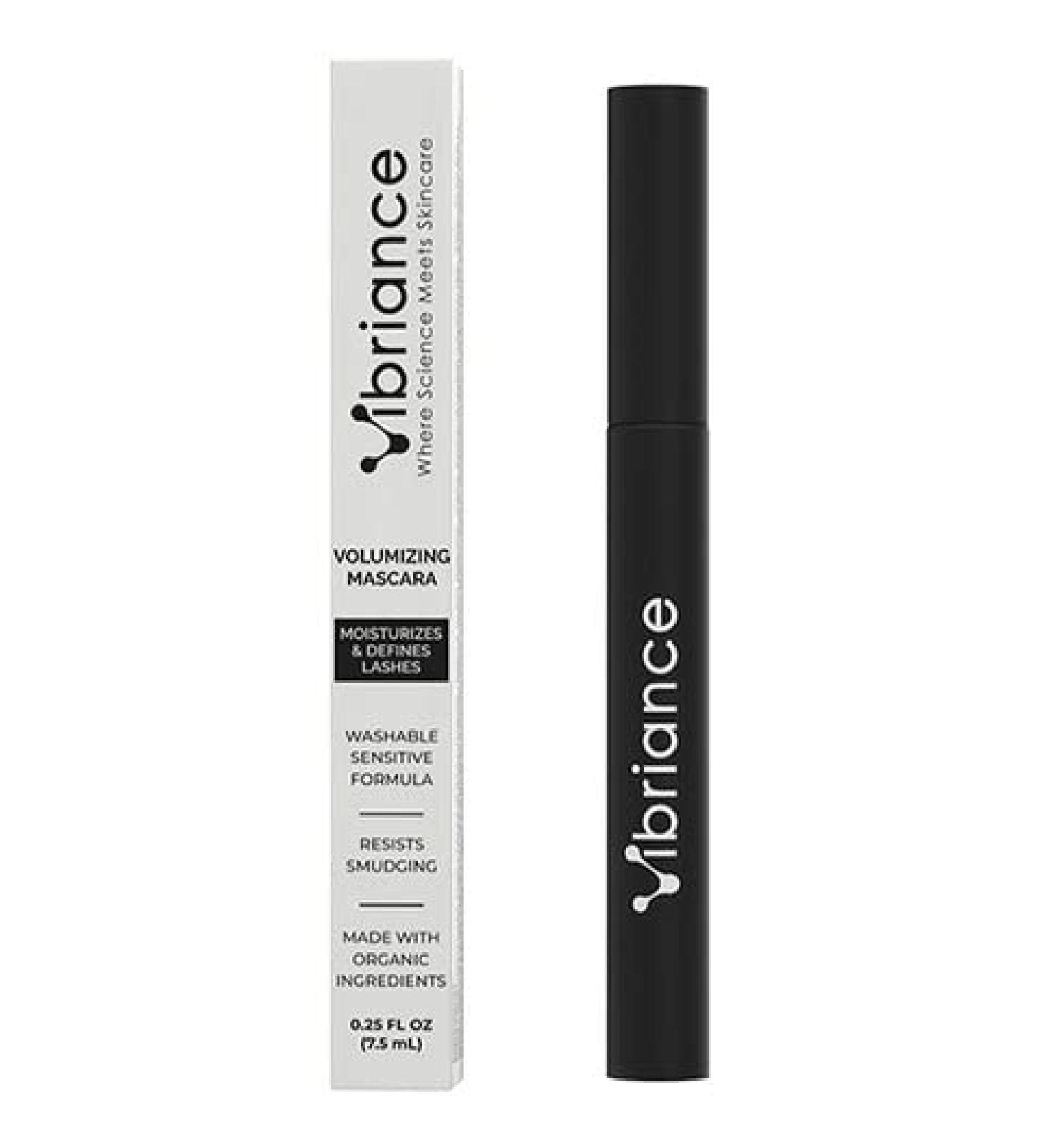 Vibriance Volumizing Mascara - Lift, Lengthen, and Moisturize | Easy Application, No Clumps, No Smudges | Water-Based Organic Ingredients | Black Mascara - Buy Online on GoSupps.com