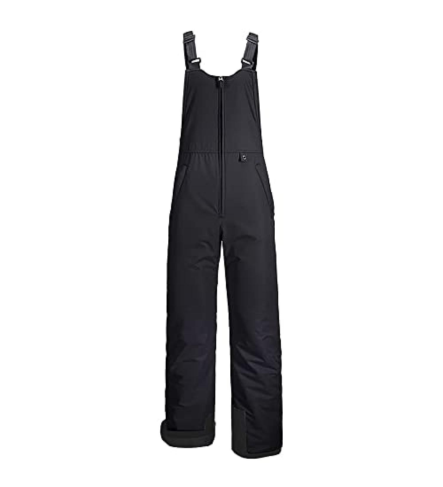 Tearom Women's Insulated Snow Bib Overalls - Medium, Soft Black - Buy Online on GoSupps.com