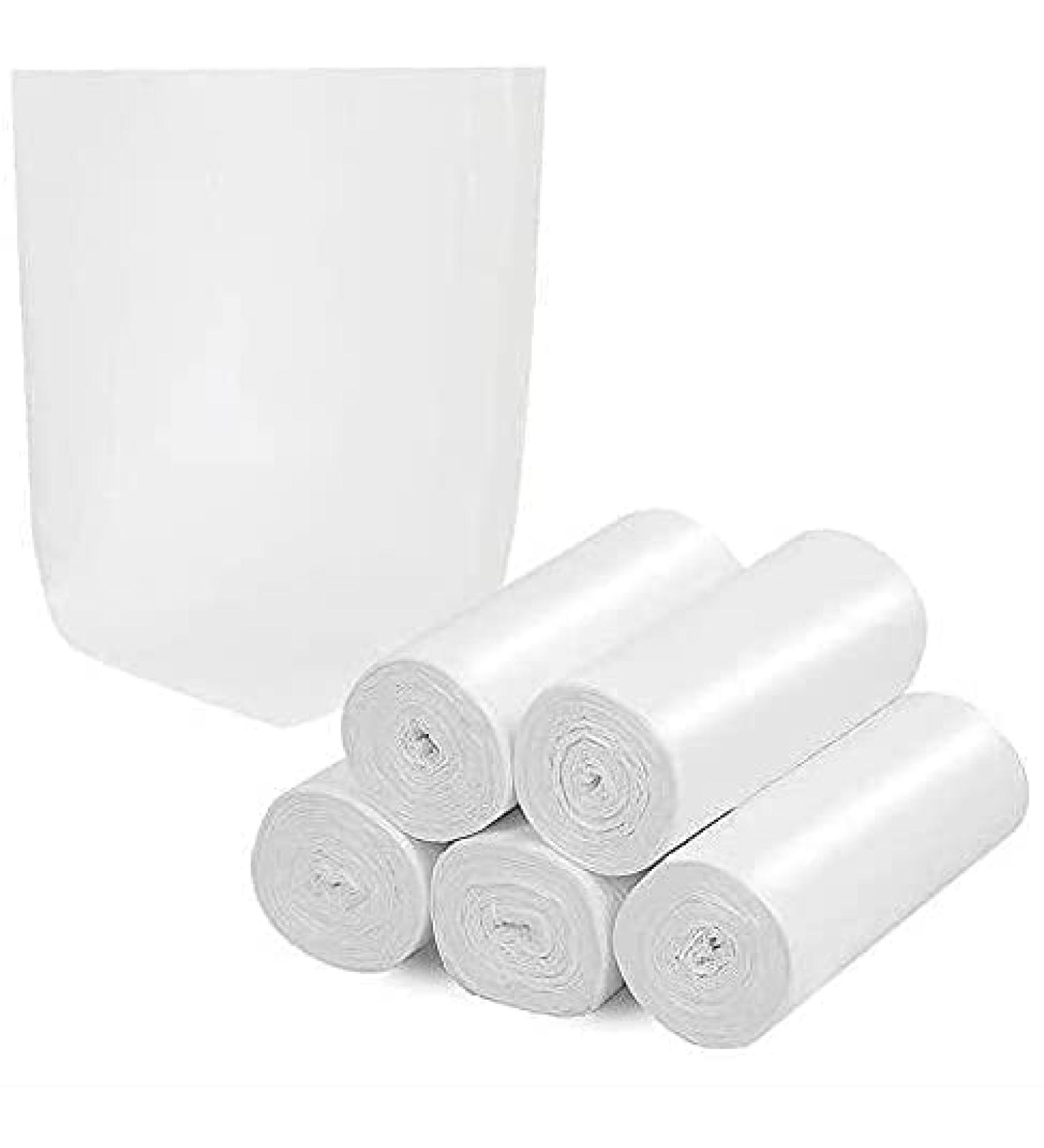 AuPHX 2.6 Gallon Biodegradable Trash Bags 100 Counts Kitchen Eco Friendly Garbage Bags Small Extra Thickening Trash Bags for Office Bathroom Kitchen Waste Home Yard Bins White - Buy Online on GoSupps.com